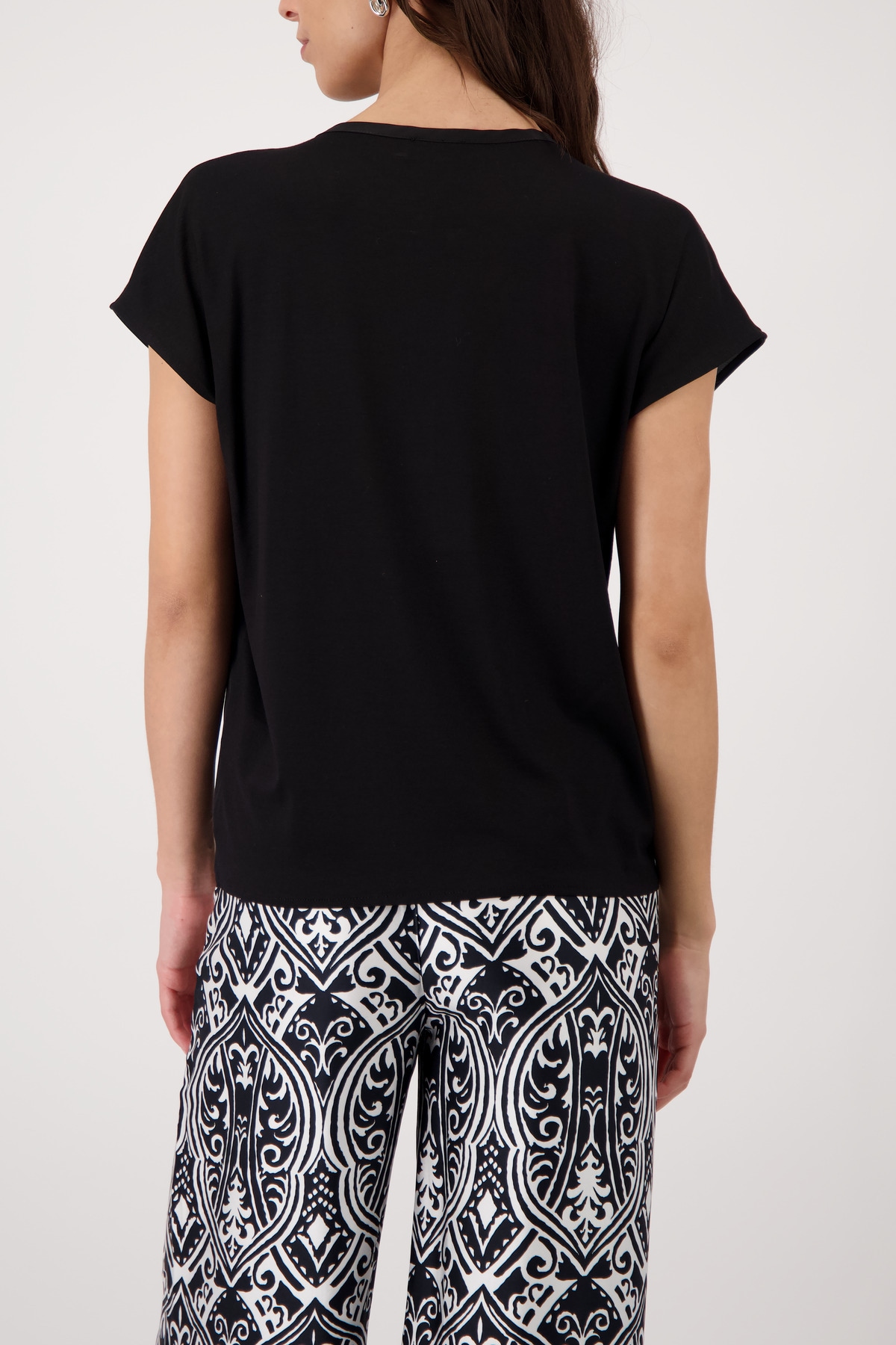 Monari Schlupfbluse Regular fit mit Schmuckdetails