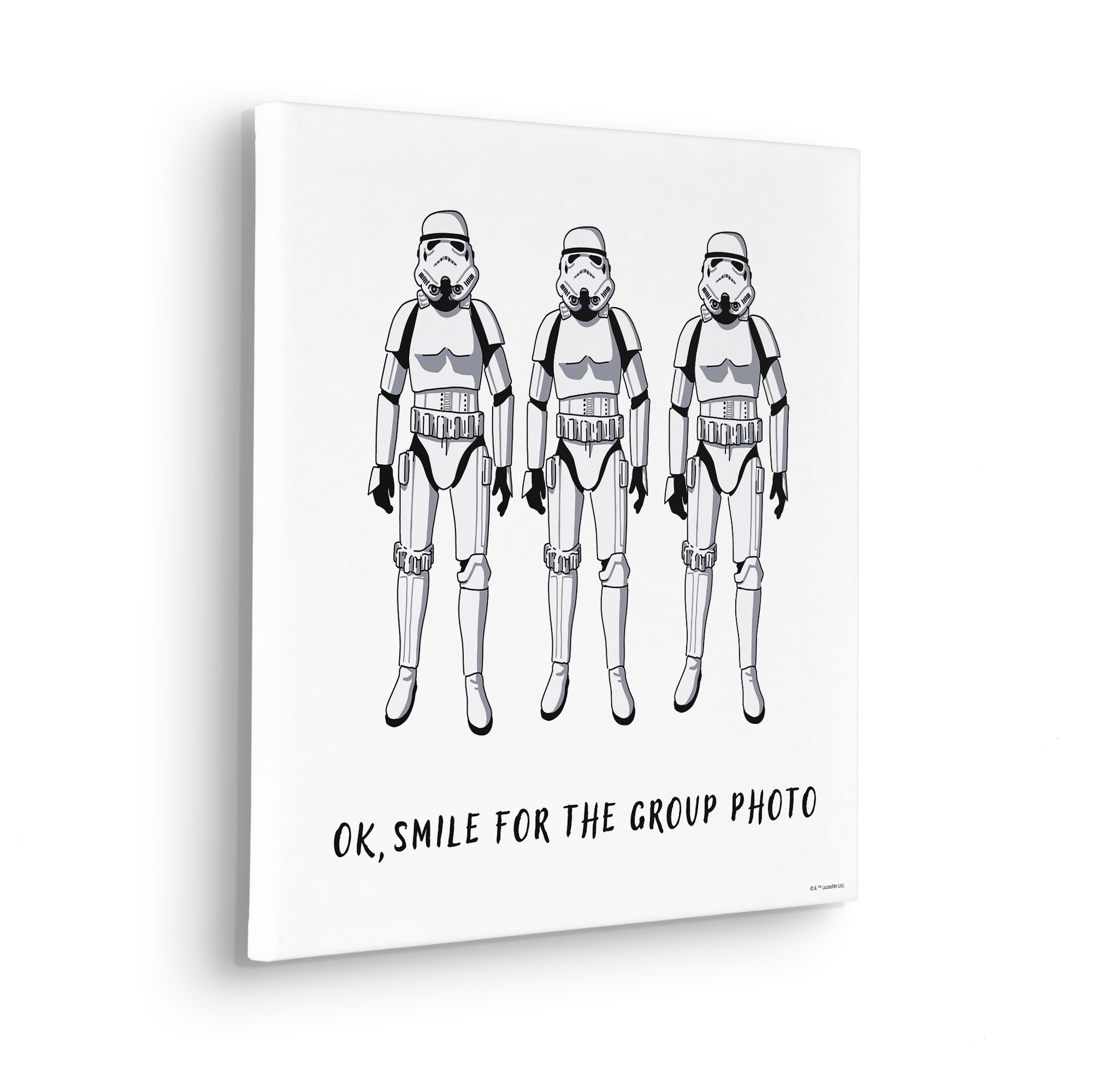 Komar Leinwandbild »Star Wars Stormtrooper Group Photo«, Disney, (1 St.), 40 x 40 cm (Breite x Höhe) - Kinderzimmer, Dekoration