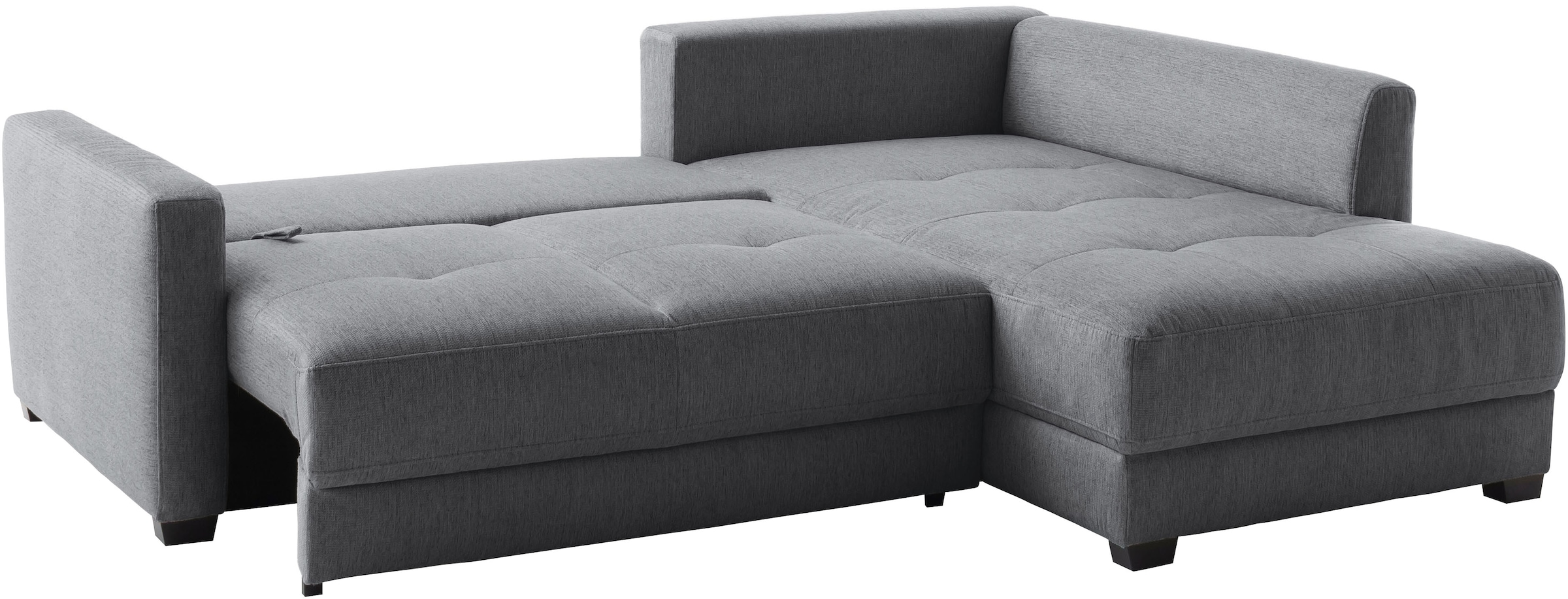 Mr. Couch Ecksofa »Pierre, L-Form mit Taschenfederkern« mit DuraSpring-Taschenfederkern bis 140 kg belastbar