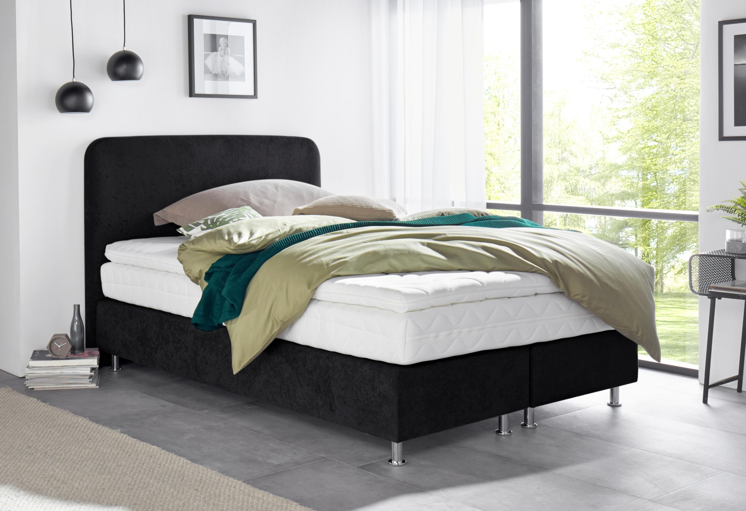 Westfalia Schlafkomfort Boxspringbett, inkl. Kaltschaum-Topper