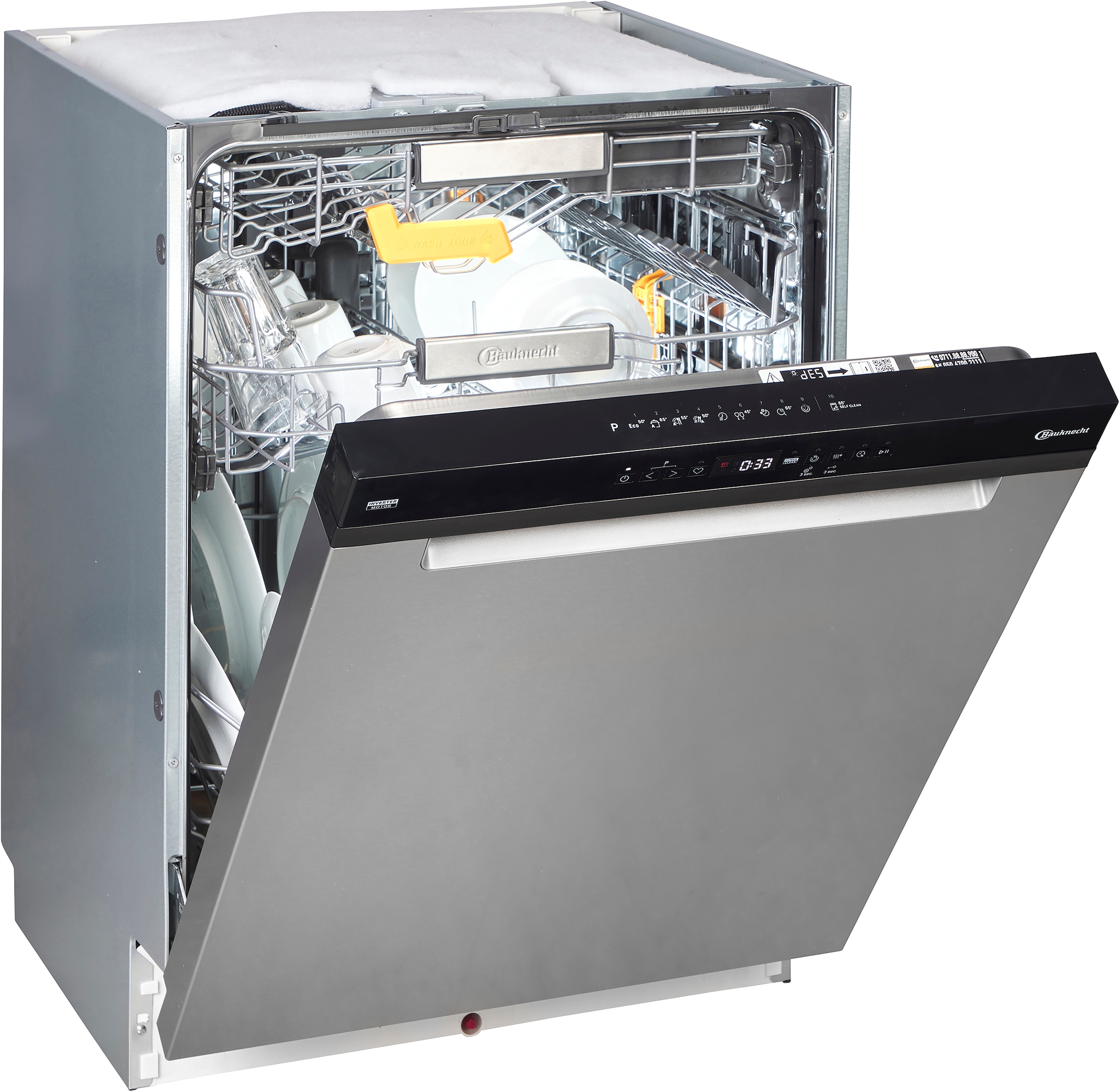 BAUKNECHT Unterbaugeschirrspüler »BKSV1 UBM« 15 tlg. Maßgedecke
