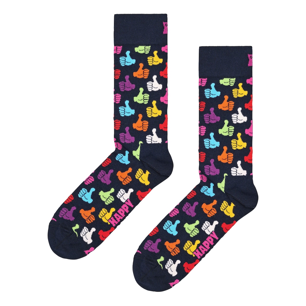 Happy Socks Socken, Cat & Thumbs Up Pack