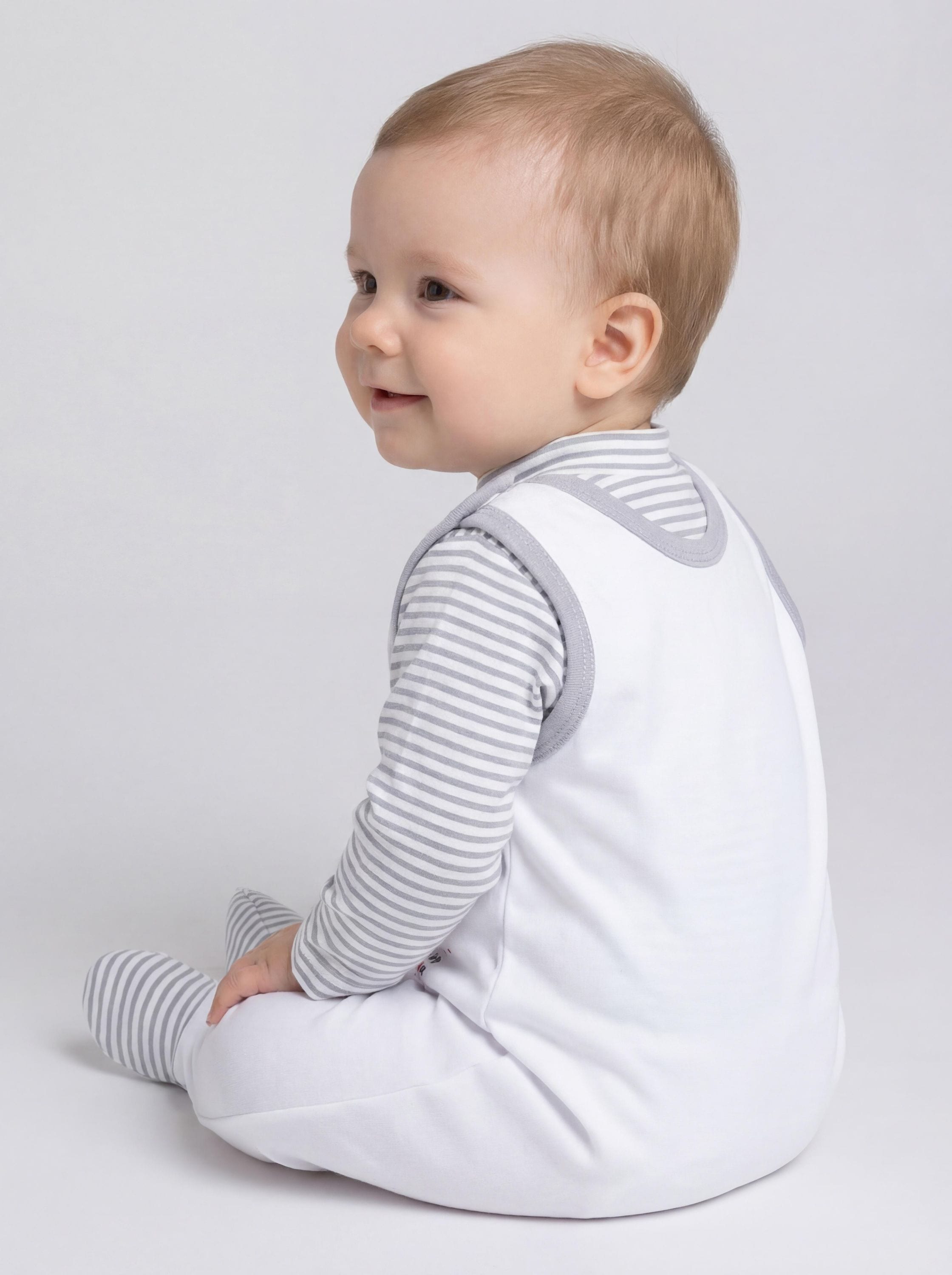 TupTam Strampler »Set Baby Unisex Strampler-Set mit Aufdruck Spruch 2-tlg«