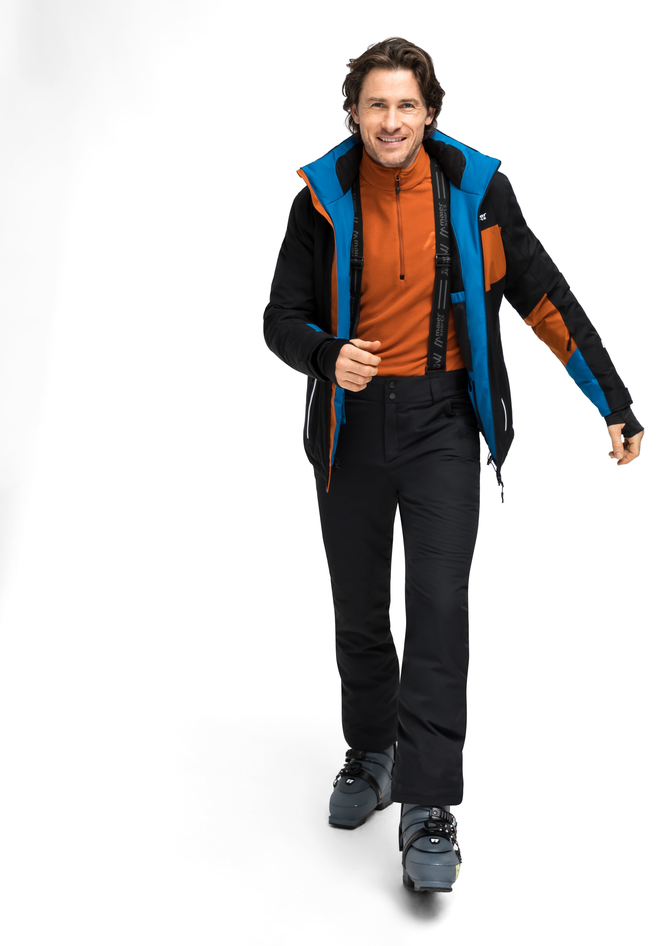 Maier Sports Skihose »Corban T«, Herren Schneehose mit Hosenträgern, wind/wasserdicht, Regular Fit