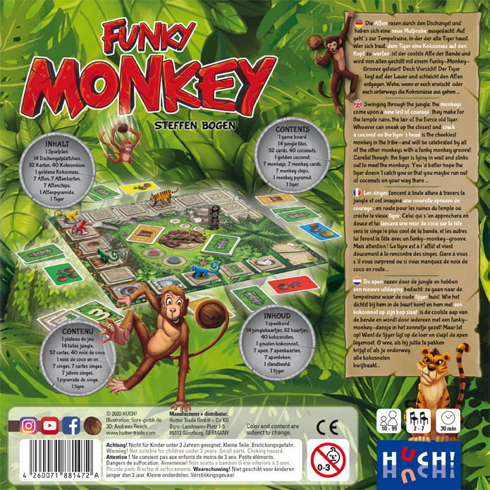 HUCH! Spiel »Funky Monkey«, Made in Germany