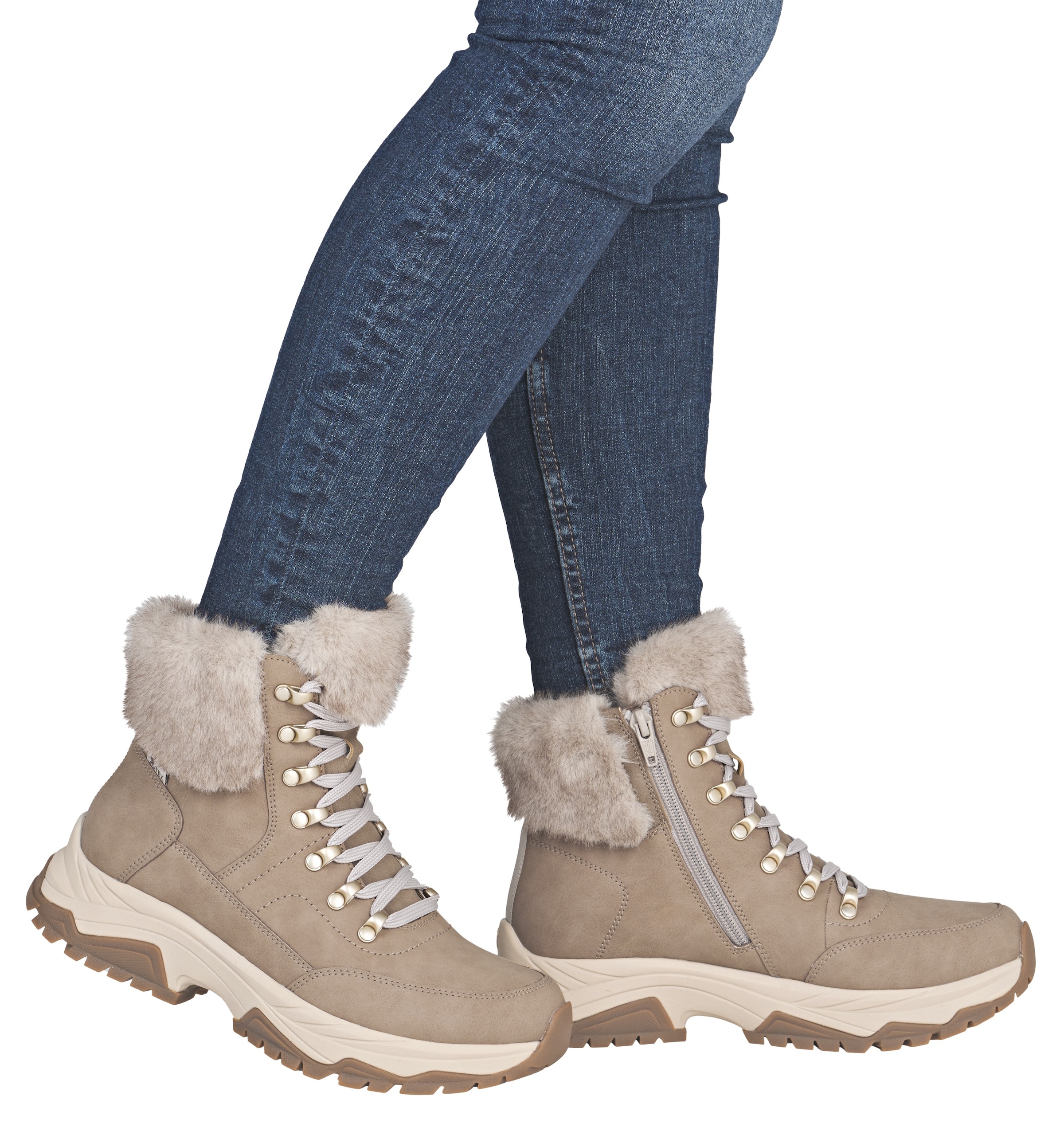 RIEKER Sport Winterboots  Winterstiefelette, Outdoorboots mit wasserabweisender TEX-Membran