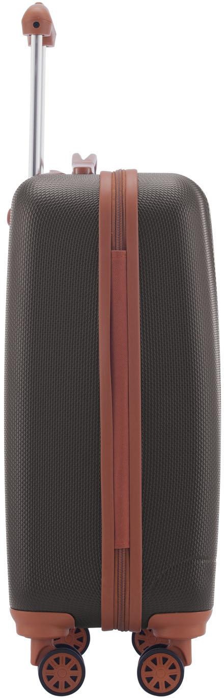 Hauptstadtkoffer Hartschalen-Trolley »Wannsee, 58 cm«, 4 Rollen, Hartschalen-Koffer Handgepäck-Koffer Reisegepäck TSA Schloss