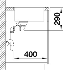 Blanco Küchenspüle »ANDANO 340/180-IF«