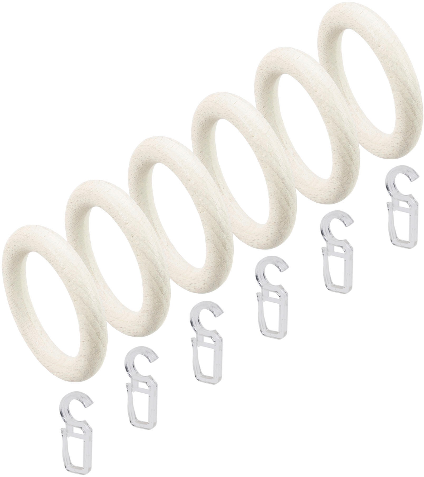 Liedeco Gardinenstange »Stilgarnitur 28 mm Kugel-Streifen«, 1 läufig-läufig, Fixmaß, Gardinenstange Komplett