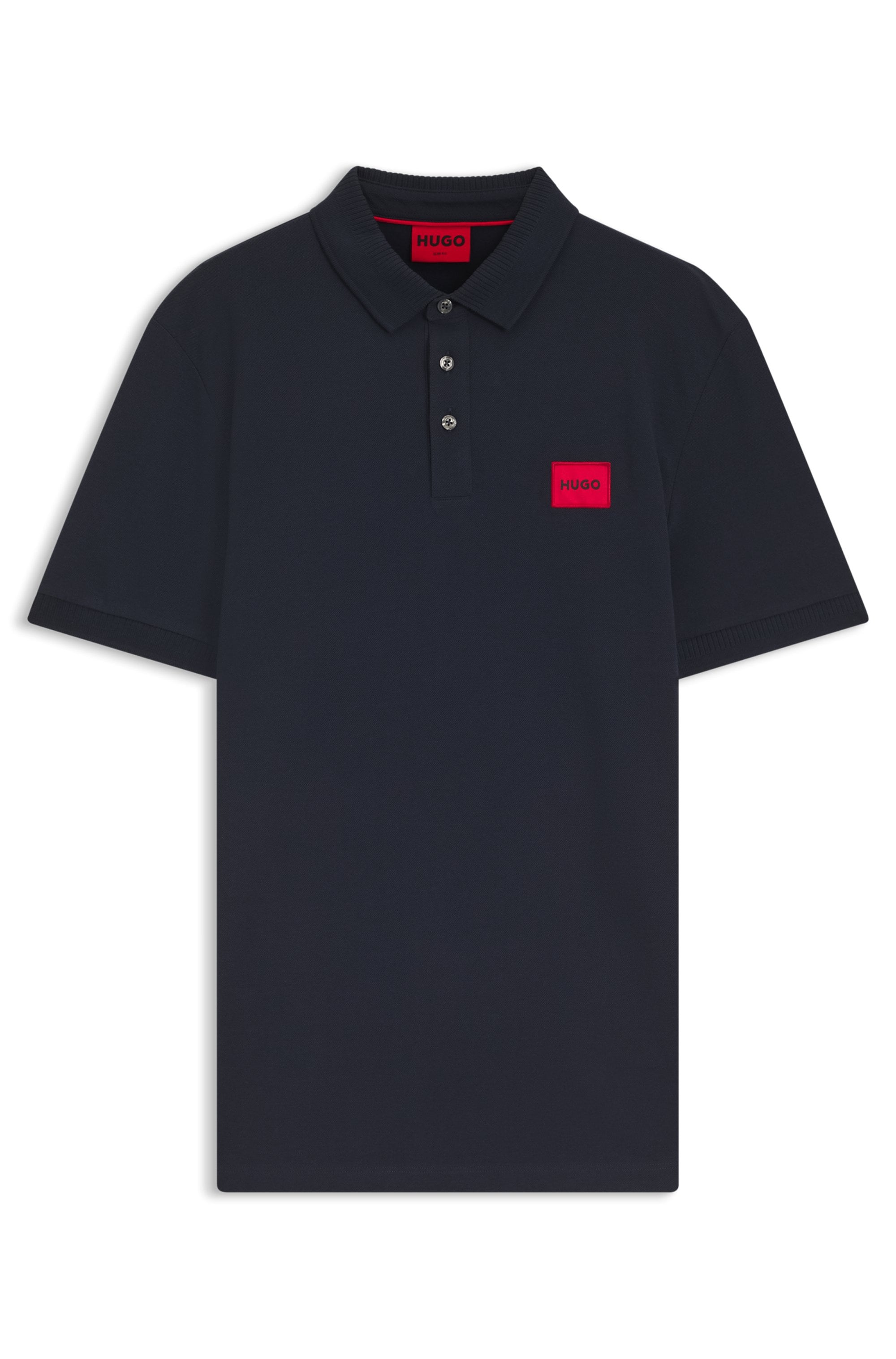 HUGO Poloshirt »Dereso« Slim Fit, Kurzarm, HUGO Weblabel