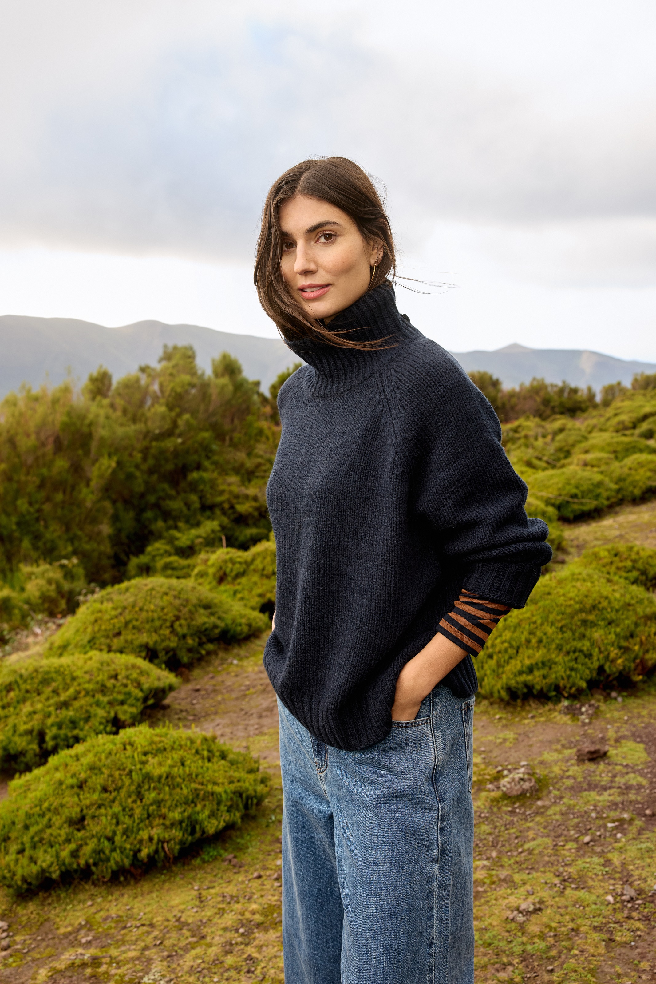 soyaconcept Langarmshirt »SC-HELLE YD 1« Materialmix