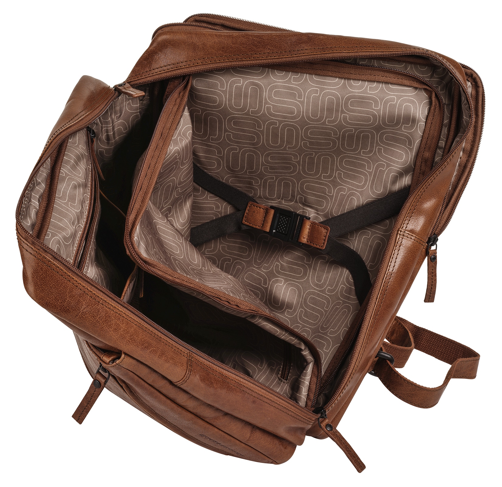 Spikes & Sparrow Laptoprucksack echt Leder