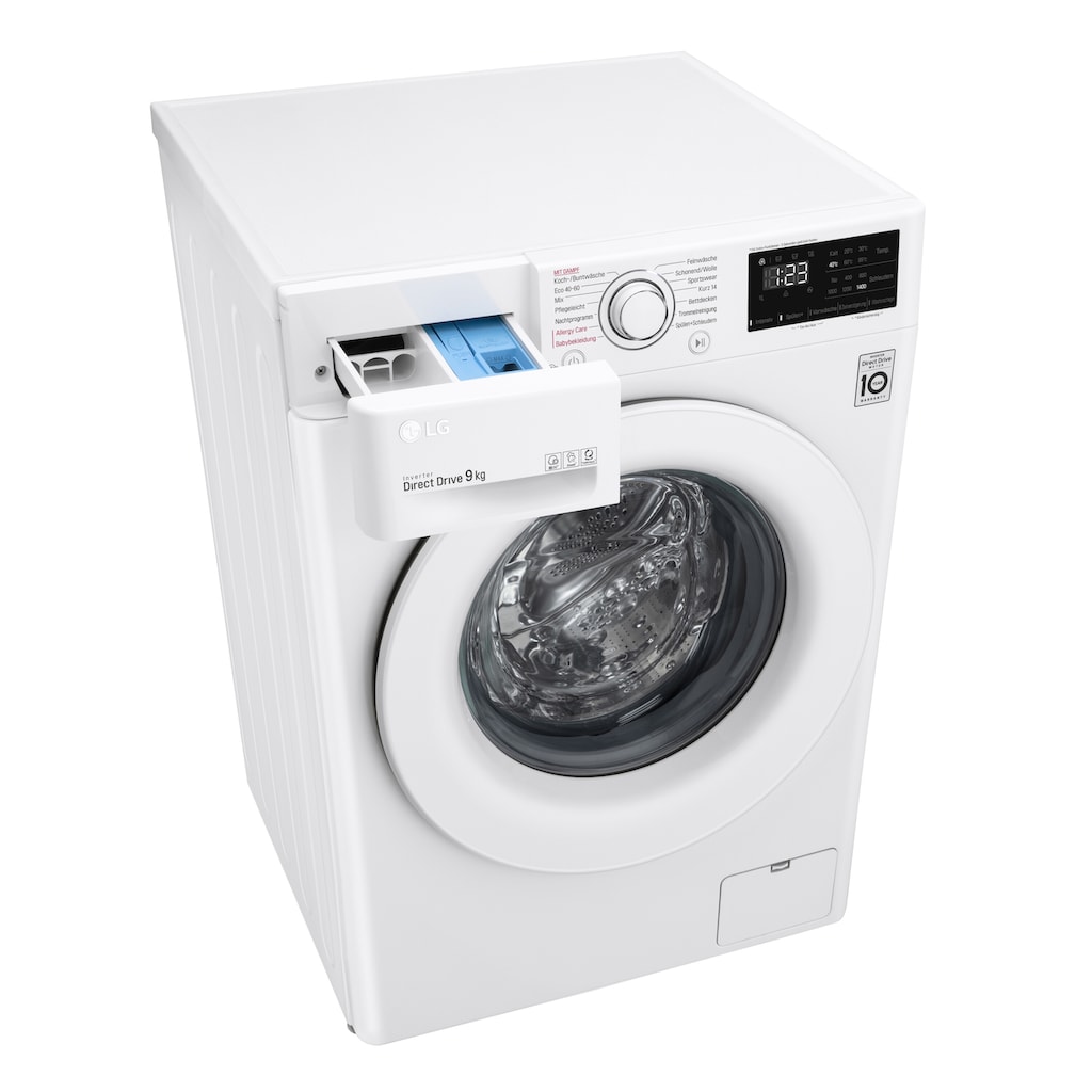 LG Waschmaschine, F4WV309S0, 9 kg, 1400 U/min