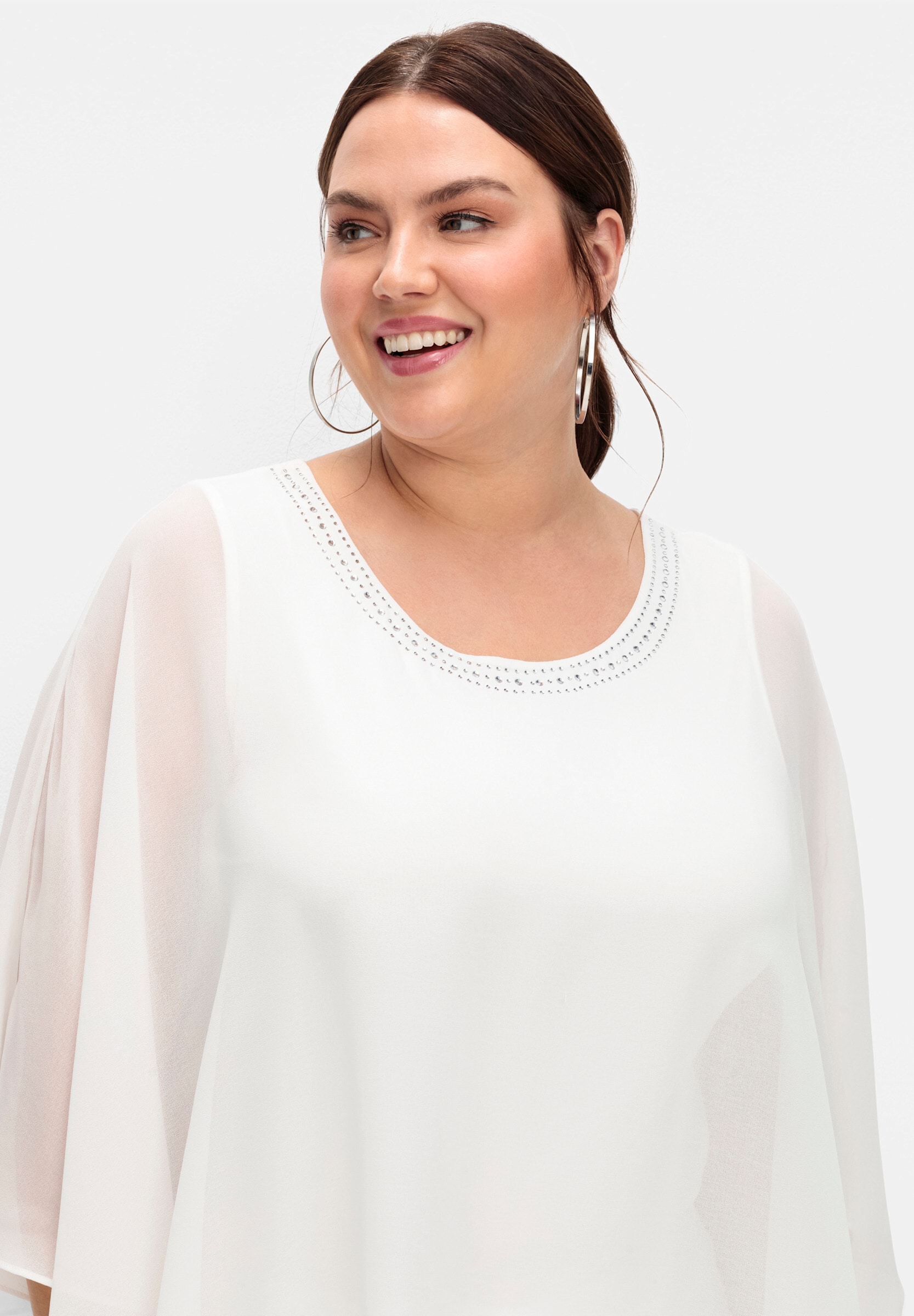 Sheego Longbluse »Tunika Tunika in 2-in-1-Optik«