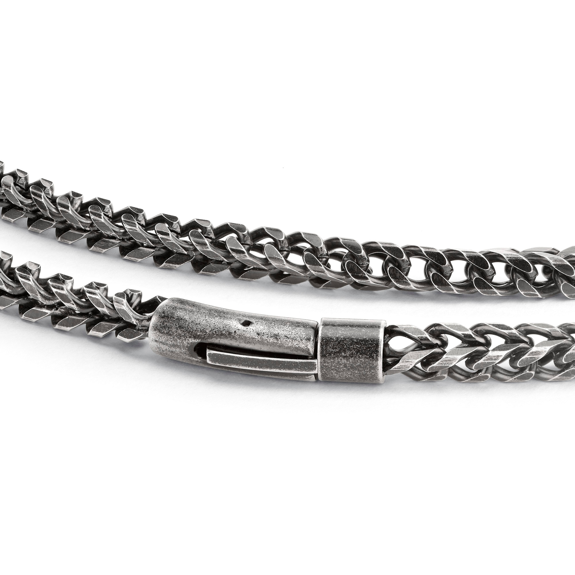 FYNCH-HATTON Gliederkette »Schmuck Edelstahl Halskette The Foxtail Chain Fuchsschwanz«