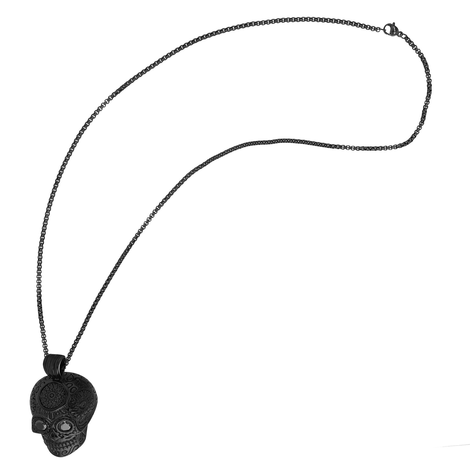 Adelia´s Kette ohne Anhänger »Unisex Halskette mit Anhänger ¿ Totenkopf aus Edelstahl«