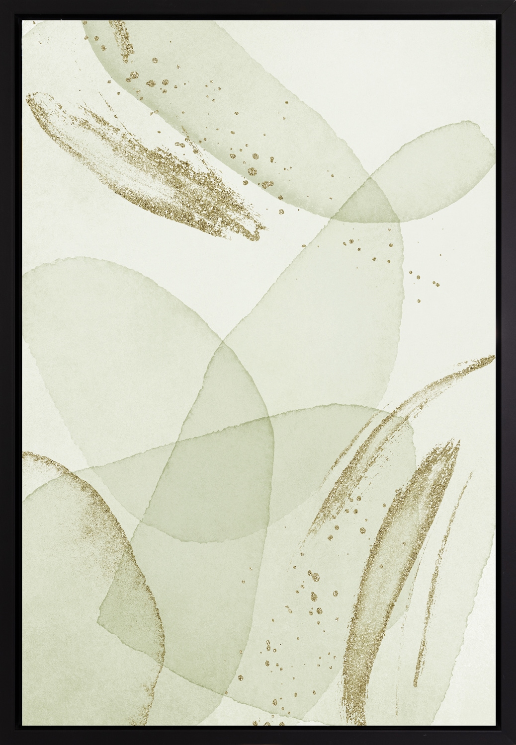 queence Leinwandbild »The Spring«, Abstrakt-Abstrakte-Kunst-Modern, mit einem Schattenfugenrahmen veredelt