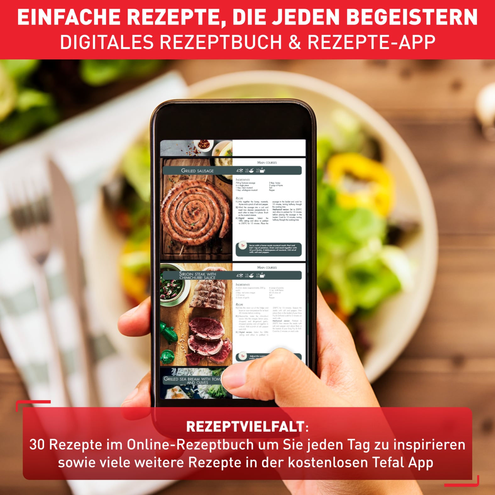 Tefal Fritteuse »Easy Fry & Grill Deluxe«, 1400 W, für bis zu 6 Personen, 8 Programme, energiesparend, ohne Öl. EY505D