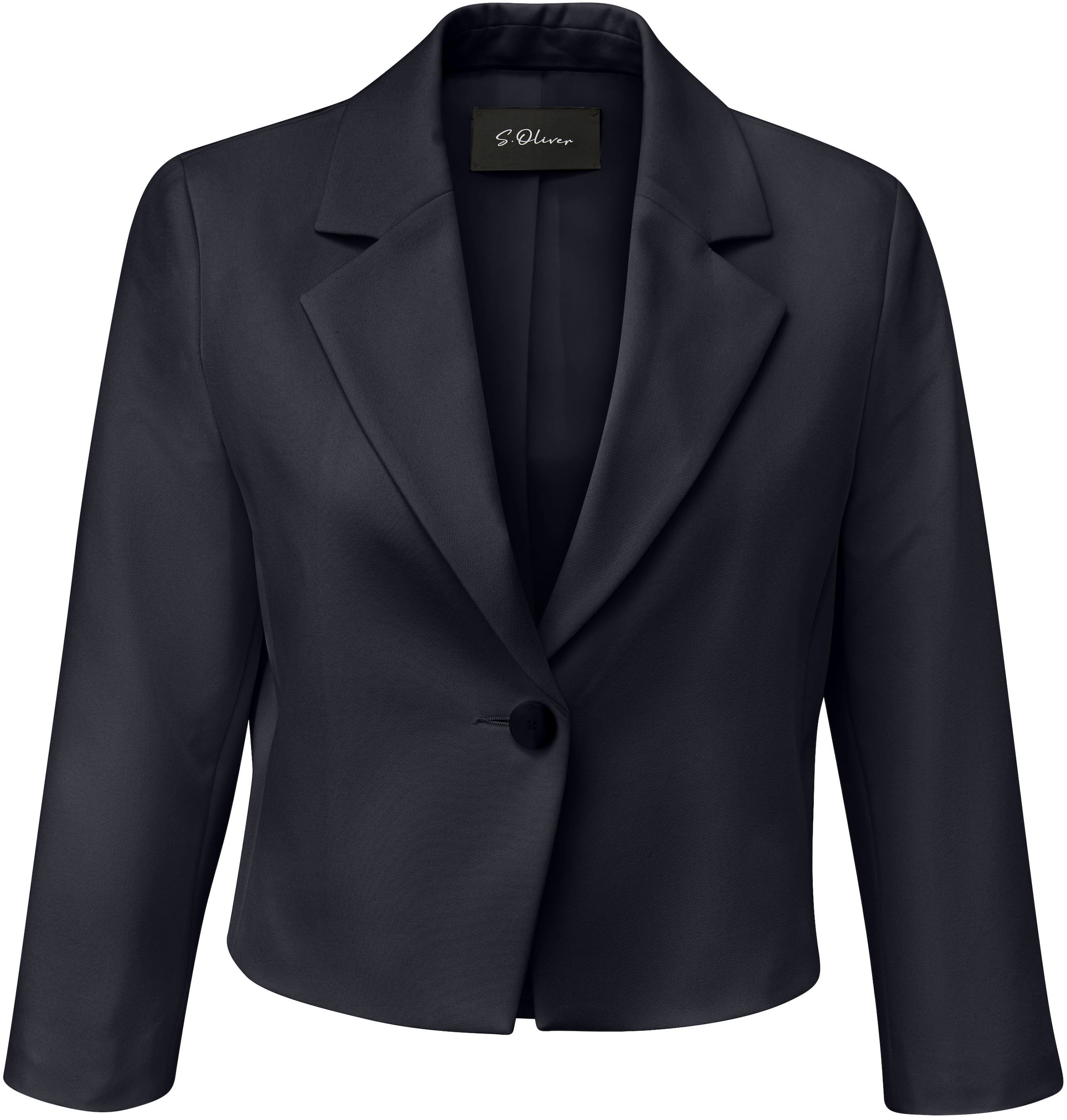 s.Oliver BLACK LABEL Kurzblazer 3/4-Arm mit Stretch