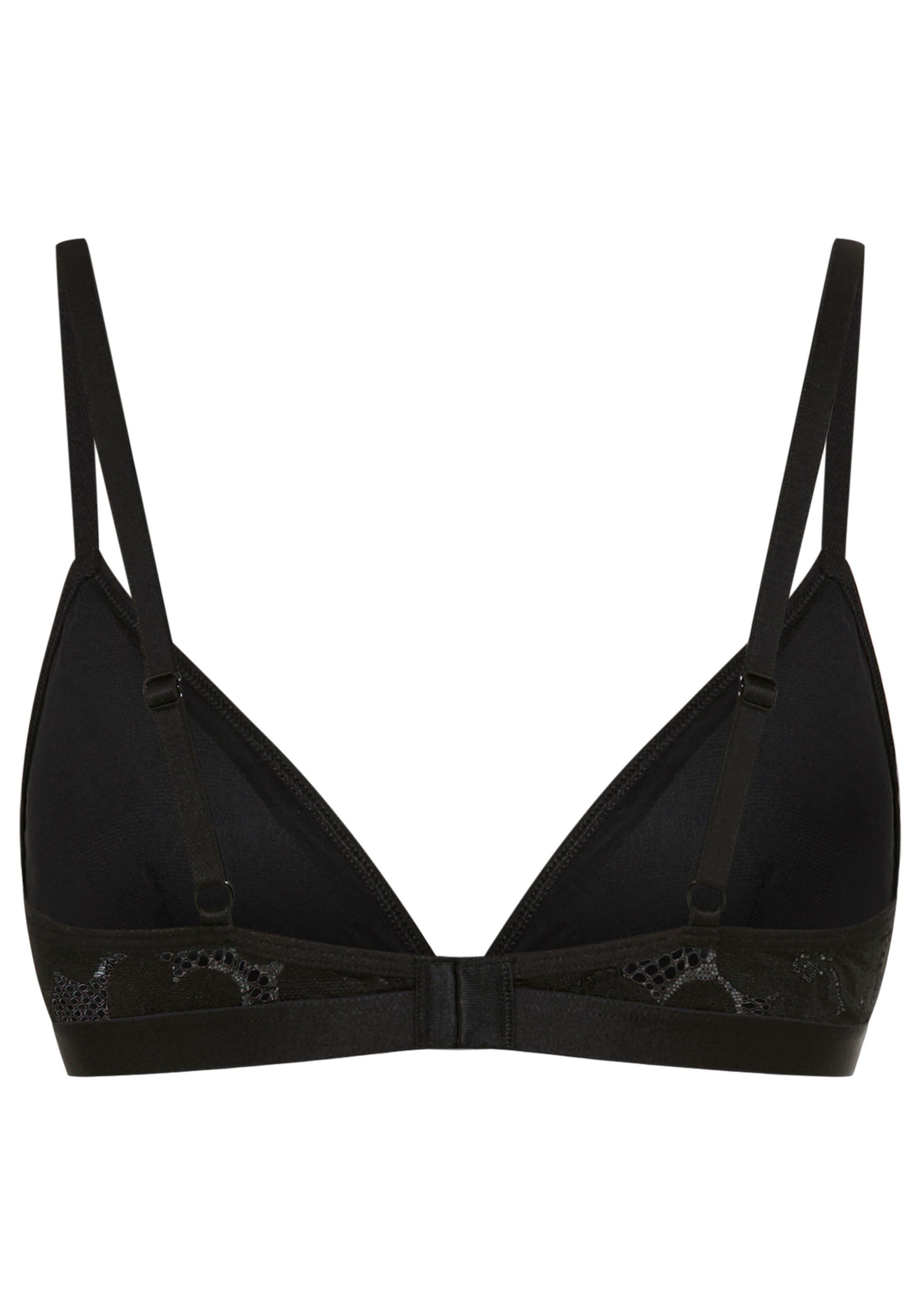 HUGO Underwear Triangel-BH aus geblümter Spitze mit herausnehmbarer Wattierung