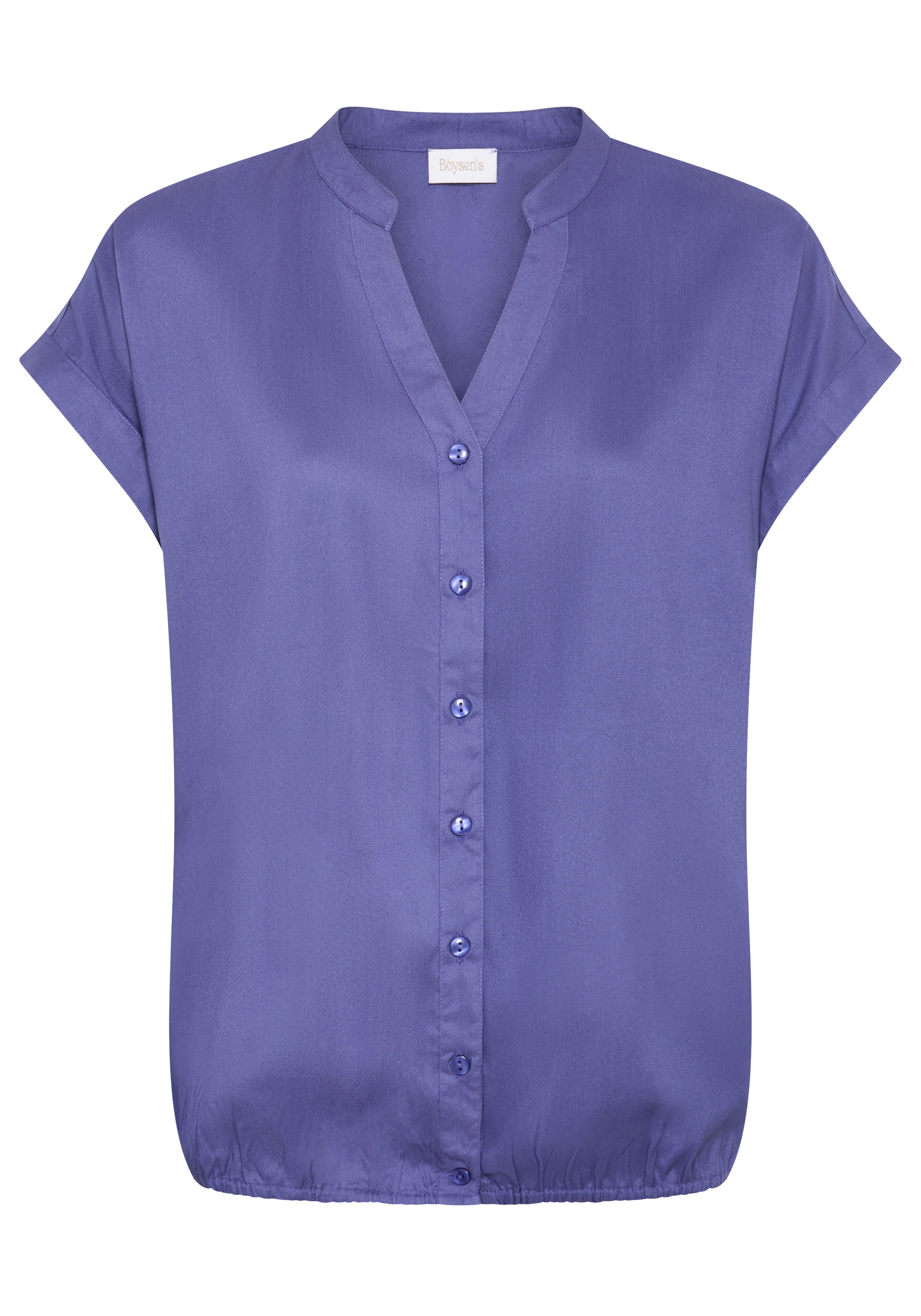 Boysen's Hemdbluse im Oversized-Style mit Ballonsaum