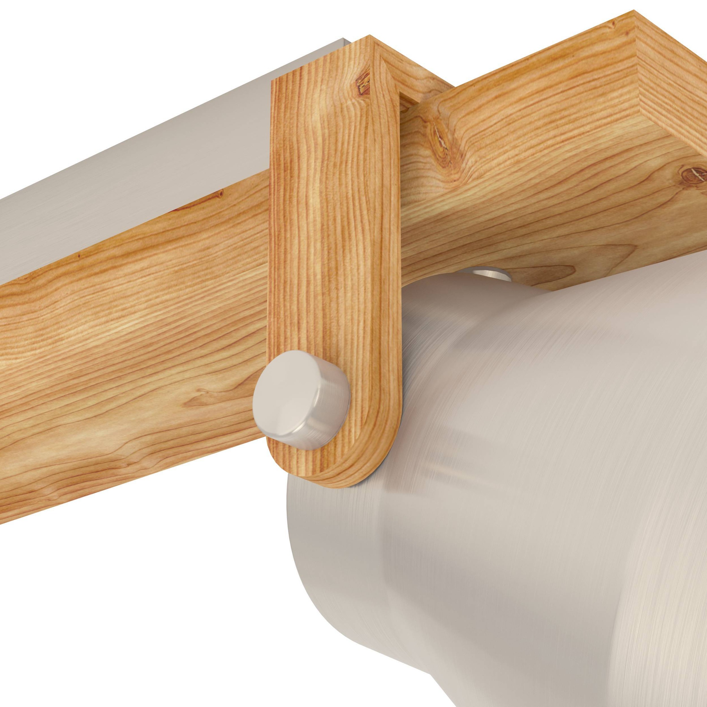 EGLO Deckenleuchte »Cawton Deckenleuchte, sandfarben, E27, IP44, Wohnzimmerlampe, Lampe« E27 1 Stk. EGLO Spot Cawton stahlfarben, braun rustikal 2X40W L:58,5 H:25 cm