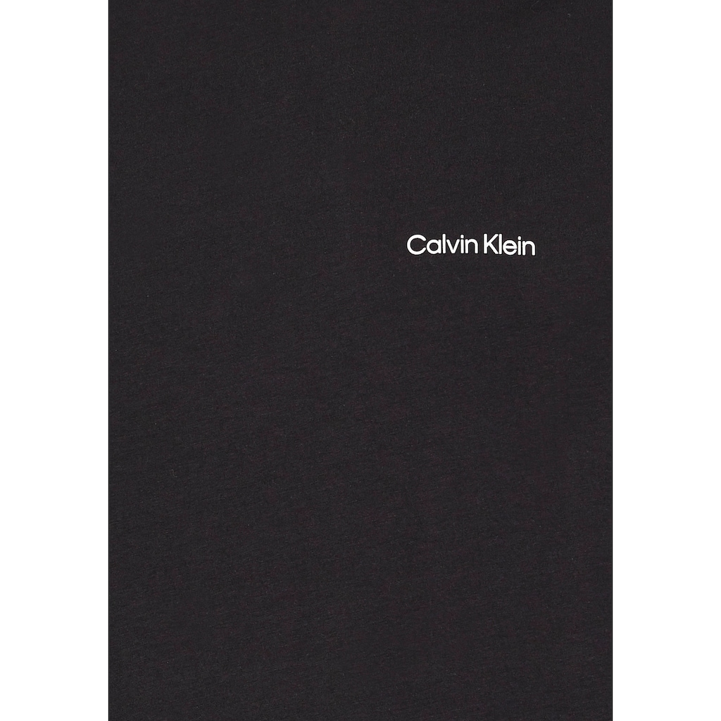 Calvin Klein Langarmshirt »MICRO LOGO LS MOCK NECK T-SHIRT«