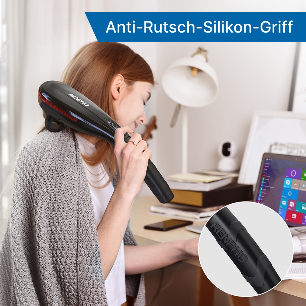 Renpho Massagegerät »Kabelloses tragbares Massagegerät« Tiefengewebsmassage zur Ganzkörperentspannung