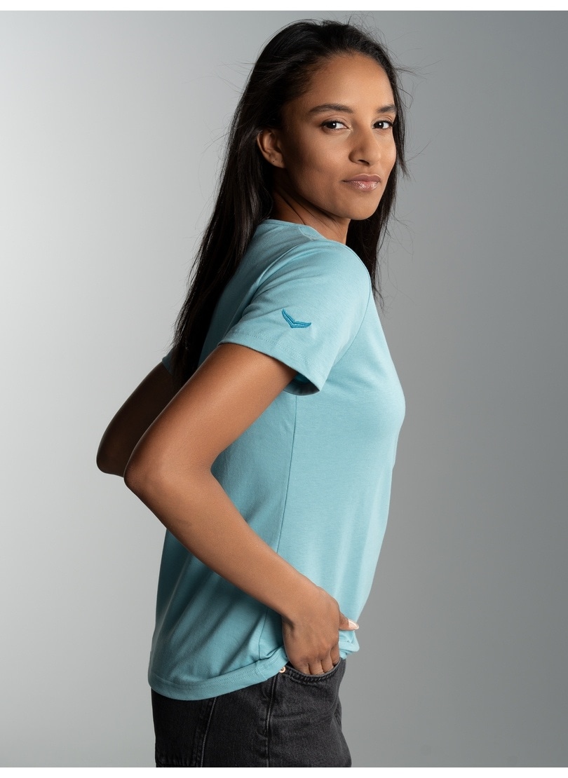 Trigema T-Shirt »TRIGEMA T-Shirt aus Biobaumwolle«, (1 tlg.)