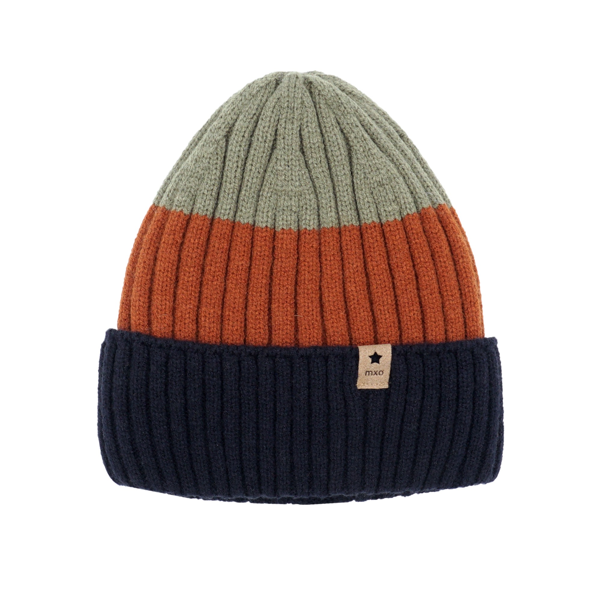 Maximo Beanie Wollanteil in blau, Größe 47/49