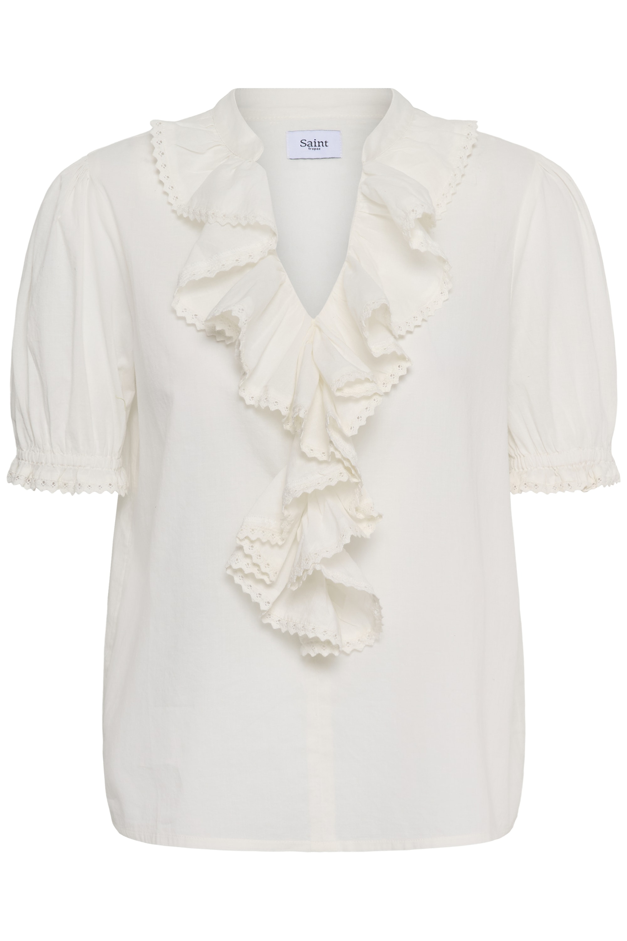 Saint Tropez Kurzarmbluse »Kurzarm-Bluse LousaSZ«