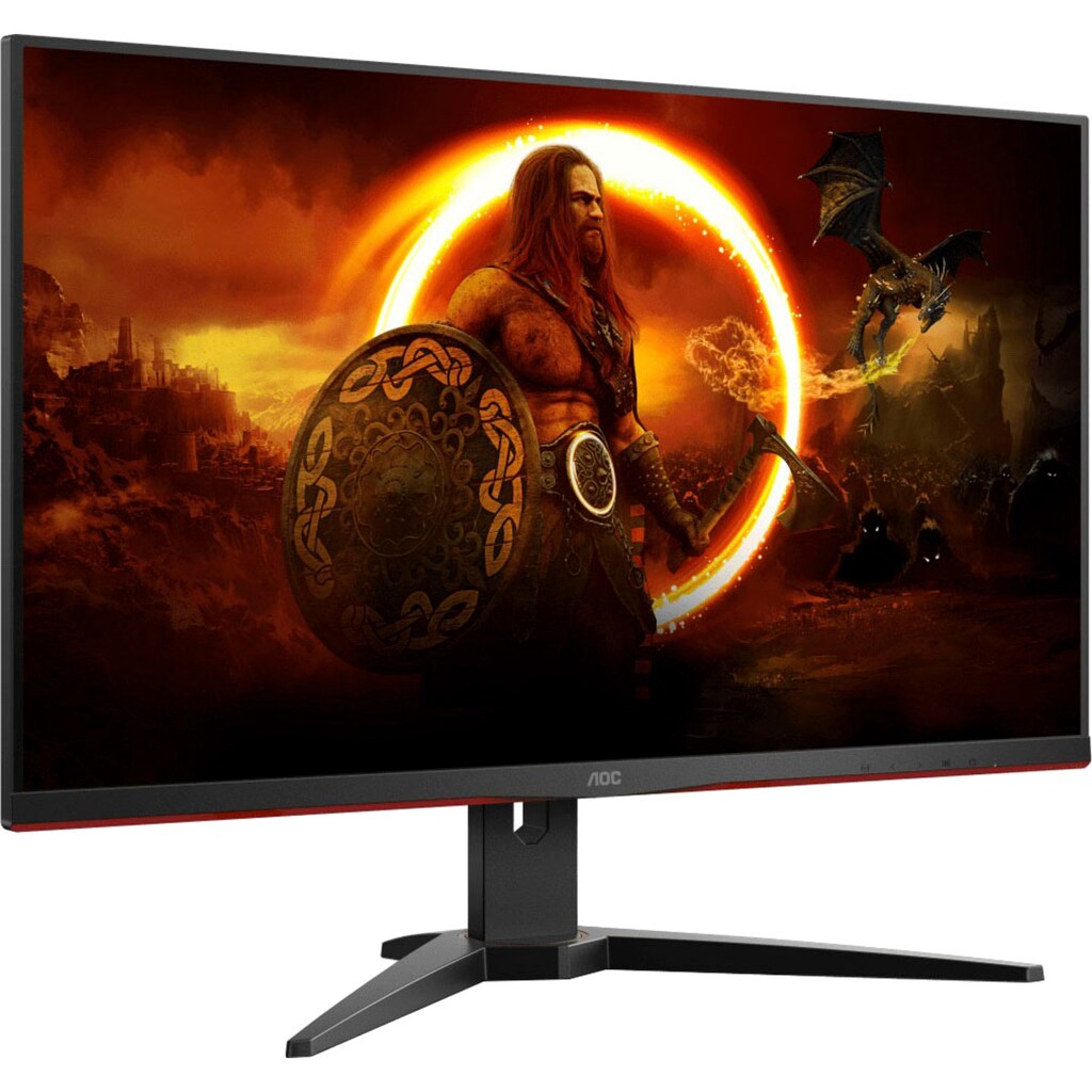 AOC LED-Monitor »U28G2AE/BK«, 71 cm/28 Zoll, 3840 x 2160 px, 4K Ultra HD, 1 ms Reaktionszeit, 60 Hz