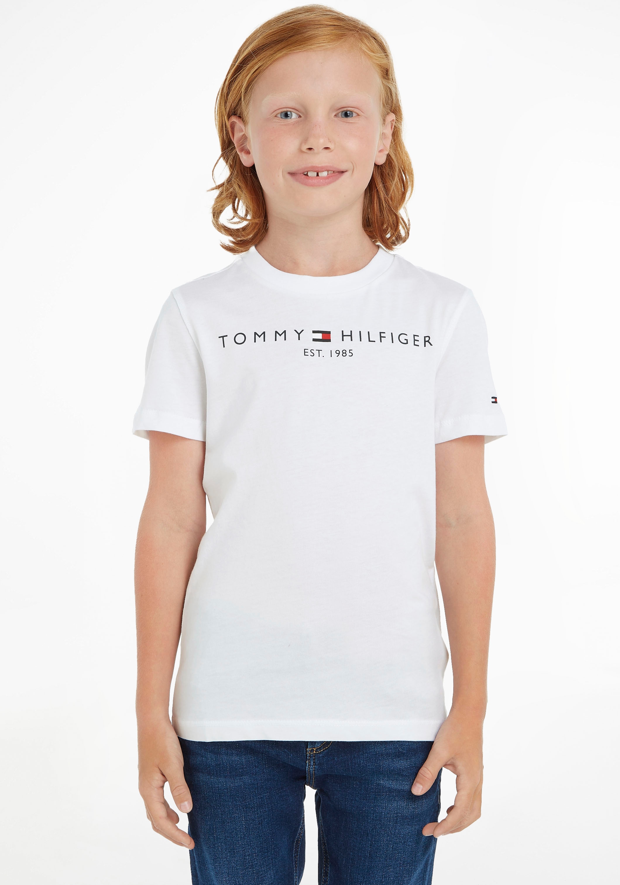 Jungen Junior T-Shirt Tommy kaufen und MiniMe,für bei TEE«, Mädchen Kinder OTTO Kids Hilfiger »ESSENTIAL