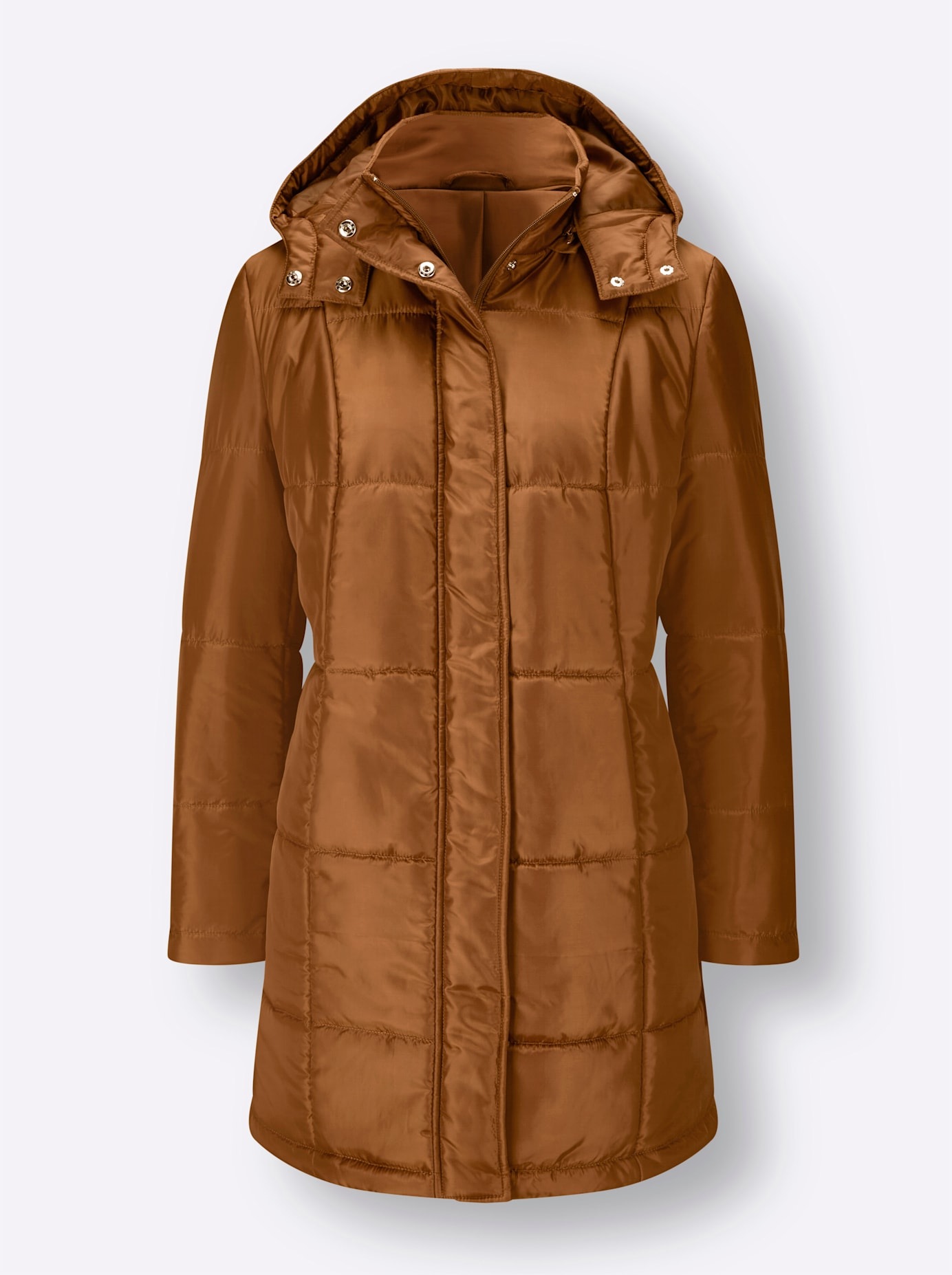 Classic Basics Steppjacke, mit Kapuze