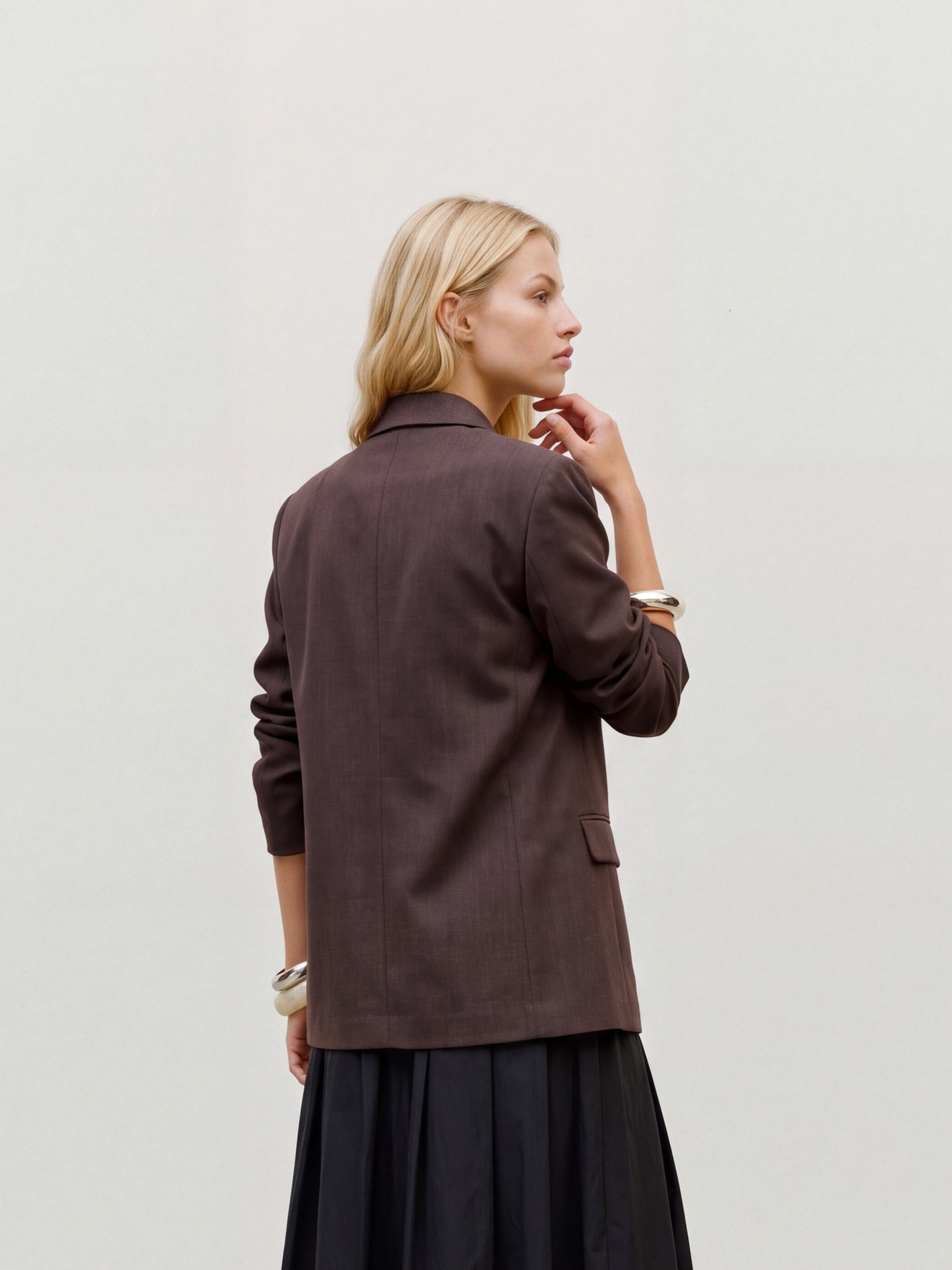 Vero Moda Jackenblazer »VMBESTIE LS LOOSE BLAZER NOOS« Materialmix, loose fit