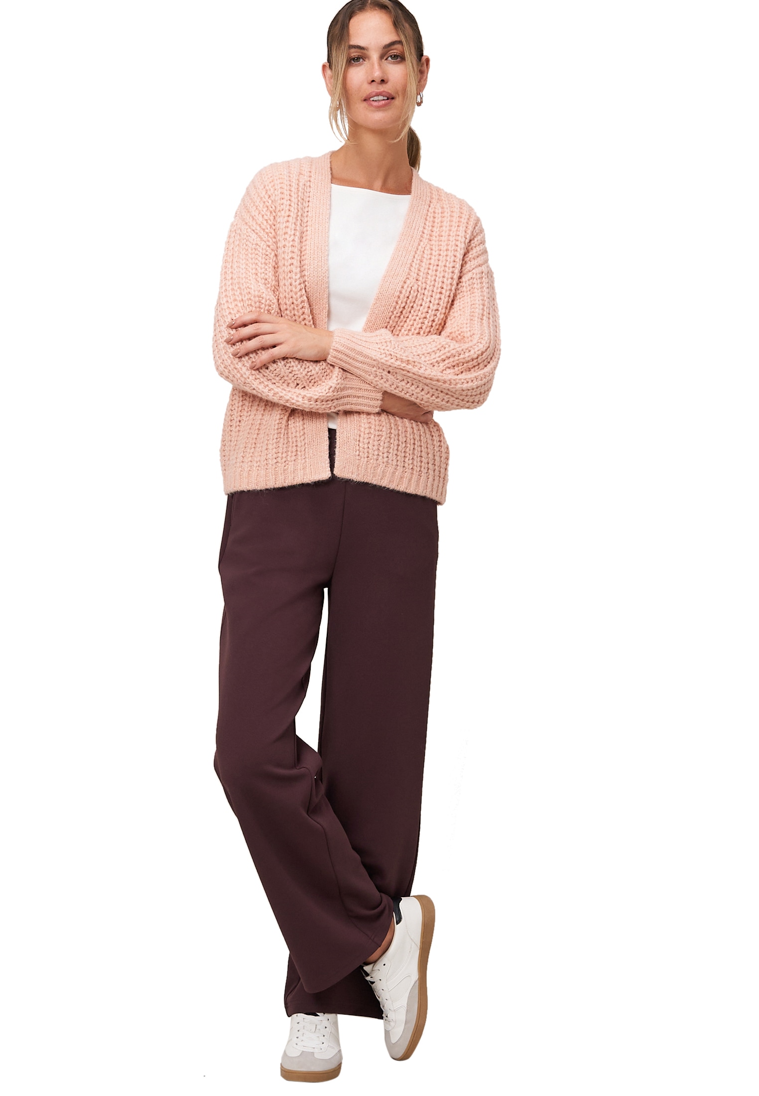 Zero Strickjacke »Grobstrickjacke offener Style«