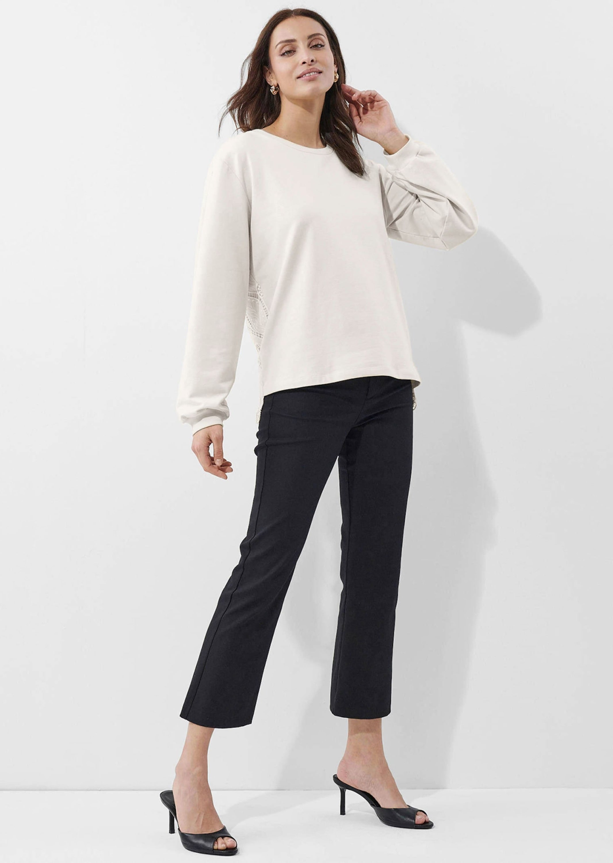 Alba Moda Longpullover »Sweatshirt Sweatshirt«