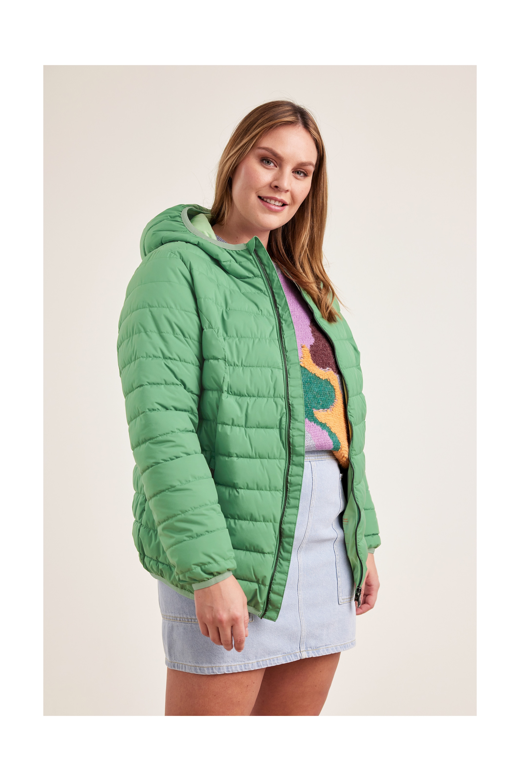 STOY Steppjacke »STS 3 WMN QLTD JCKT«, atmungsaktive, wasserabweisende Damen Steppjacke in großen Größen
