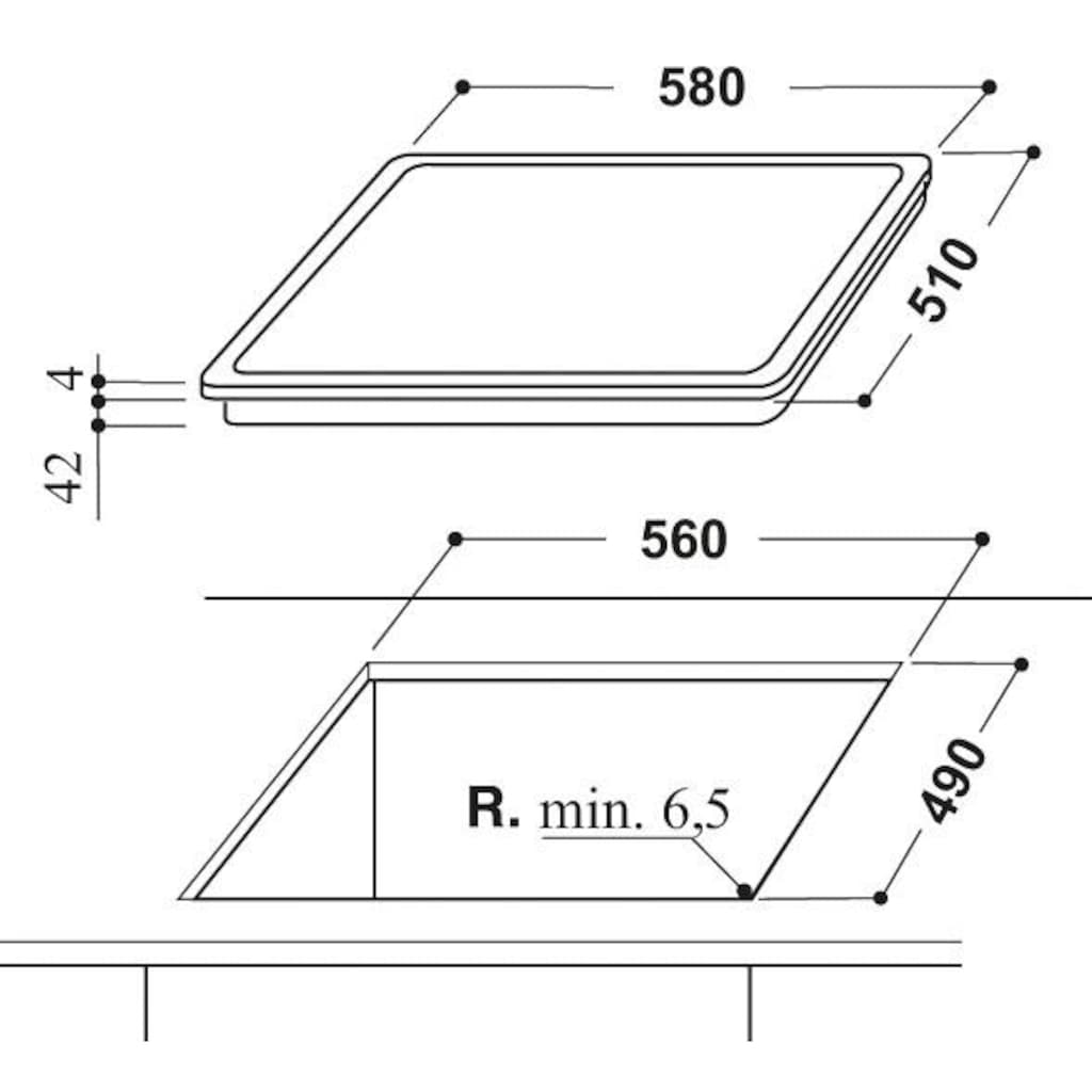 BAUKNECHT Backofen-Set »BAKO VULCANO«, BAR2 KP8V2 IN, mit Backauszug, Pyrolyse-Selbstreinigung