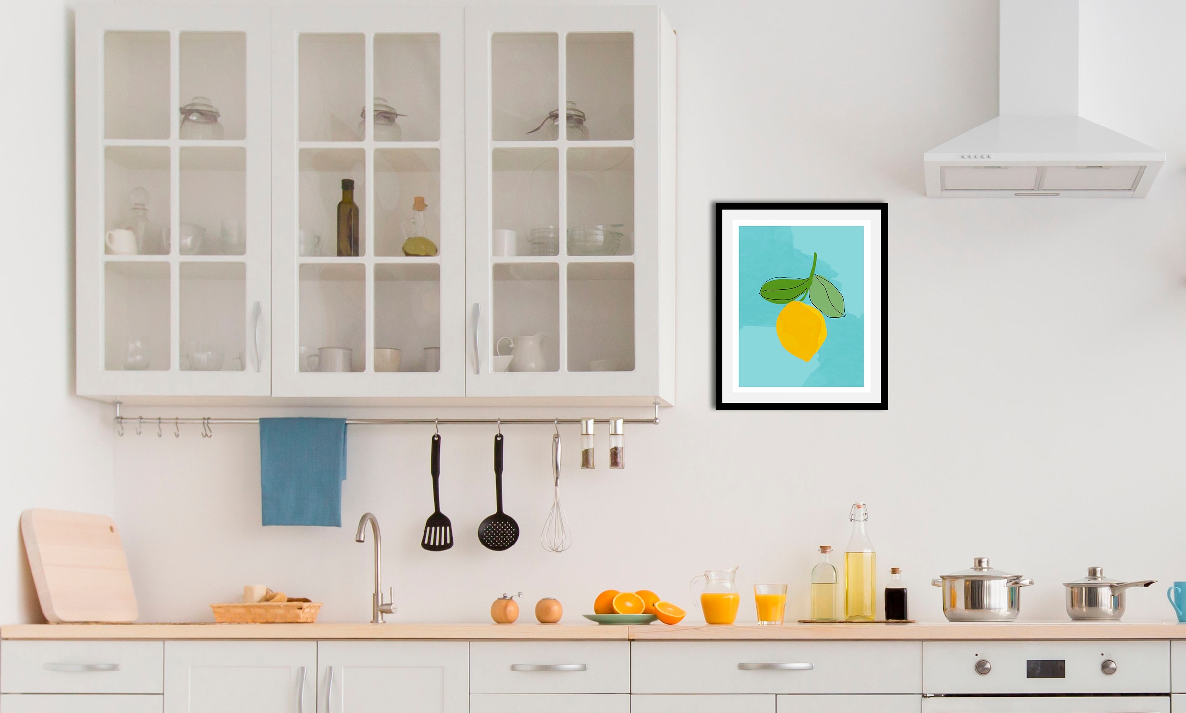 queence Bild »Fuego«, Obst-Obst Bilder-Essen-Lebensmittel-Kunst-Figuren, (1 St.), gerahmt