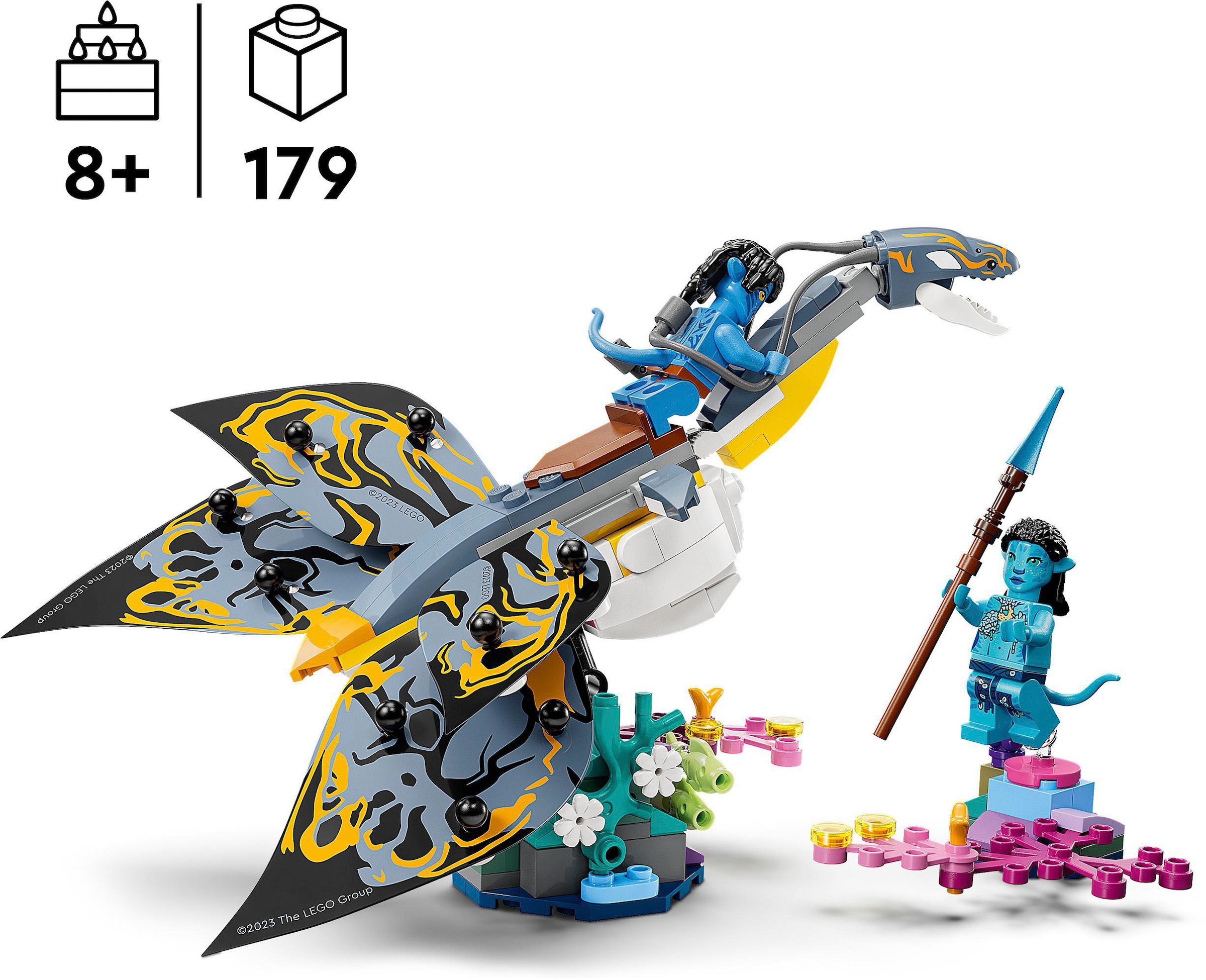 LEGO® Konstruktionsspielsteine »Entdeckung des Ilu (75575), LEGO® Avatar«, (179 St.), Made in Europe