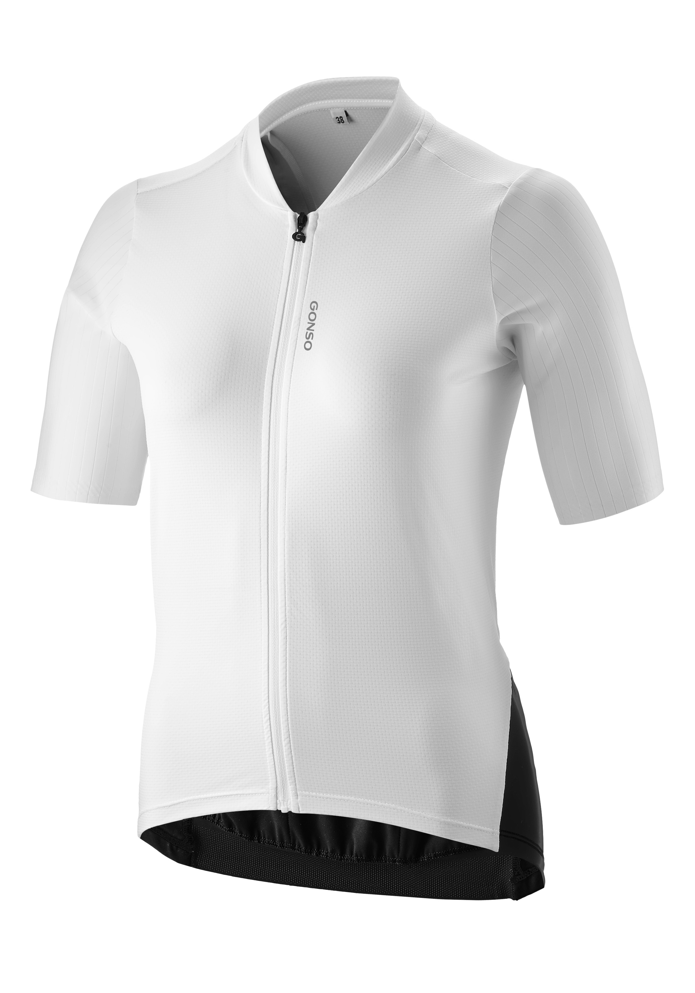 Gonso Radtrikot »SITIVO Jersey Red W« Damen Radshirt kurzarm, atmungsaktives Fahrradtrikot mit Rückentasche