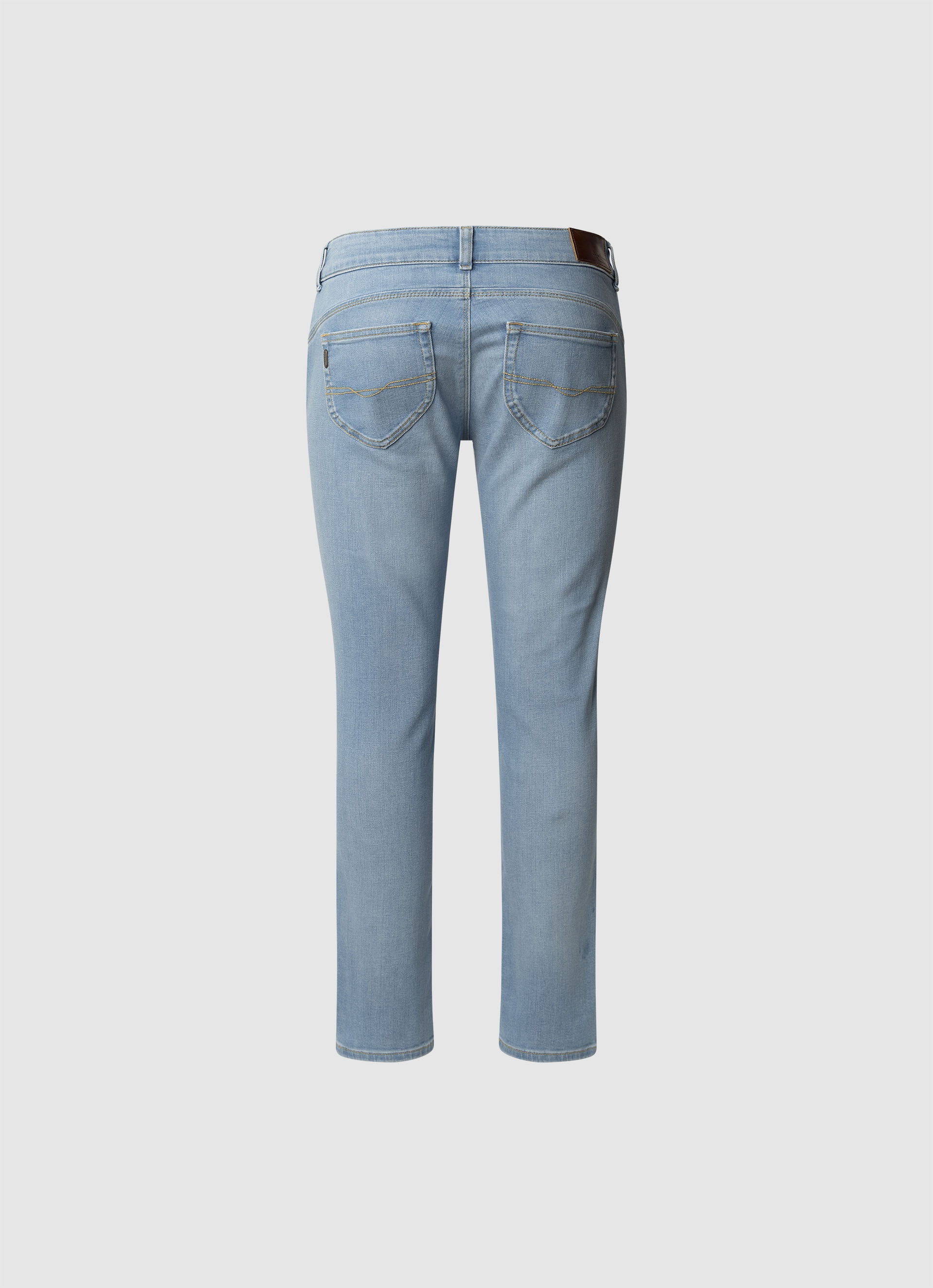 Pepe Jeans Slim-fit-Jeans »SLIM JEANS MW«, mit extrabreitem Bund mit Doppelknopf-Verschluss