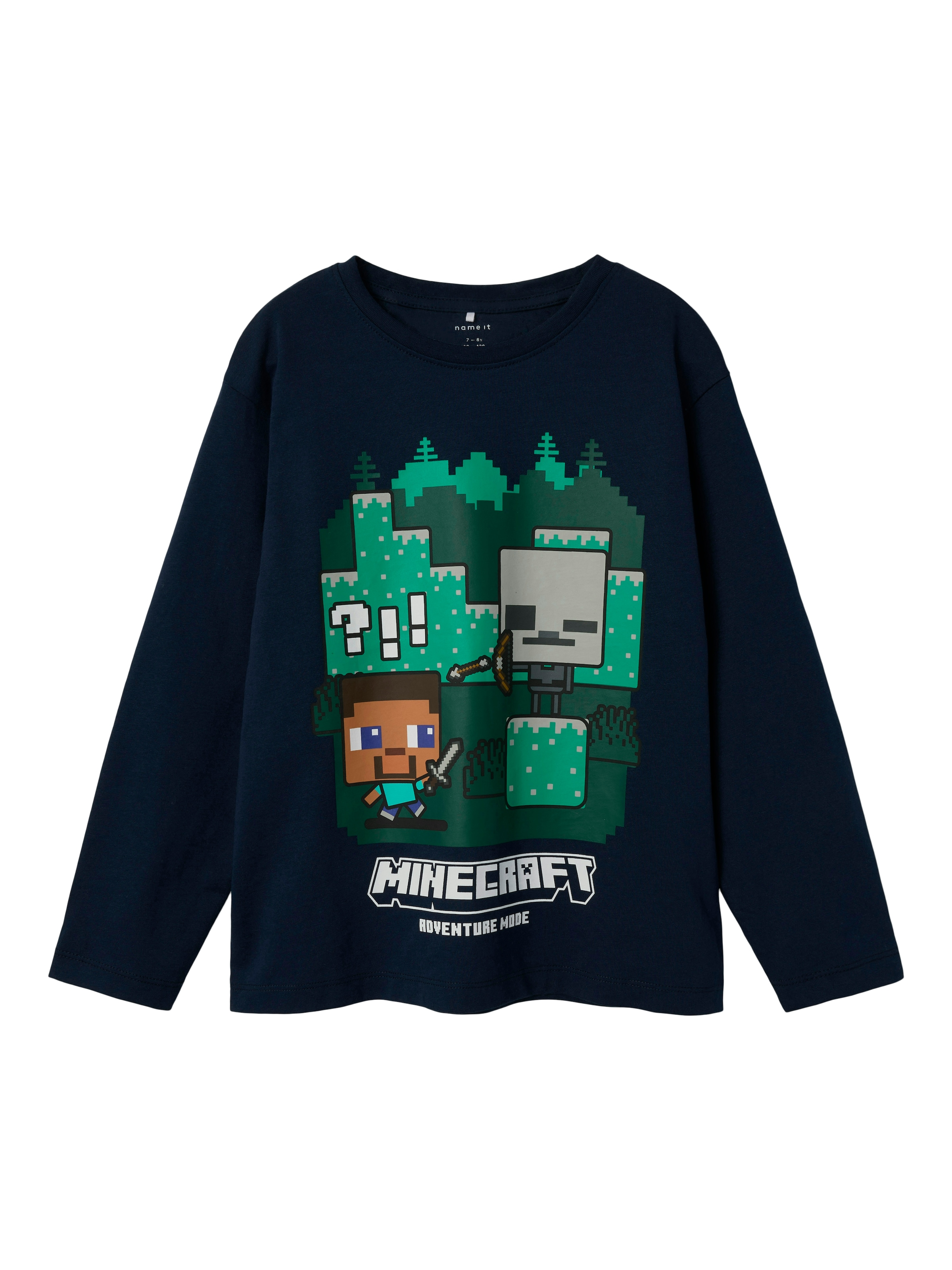 Name It Langarmshirt »NKMAC MINECRAFT LS NREG TOP BOX NOOS BFU«