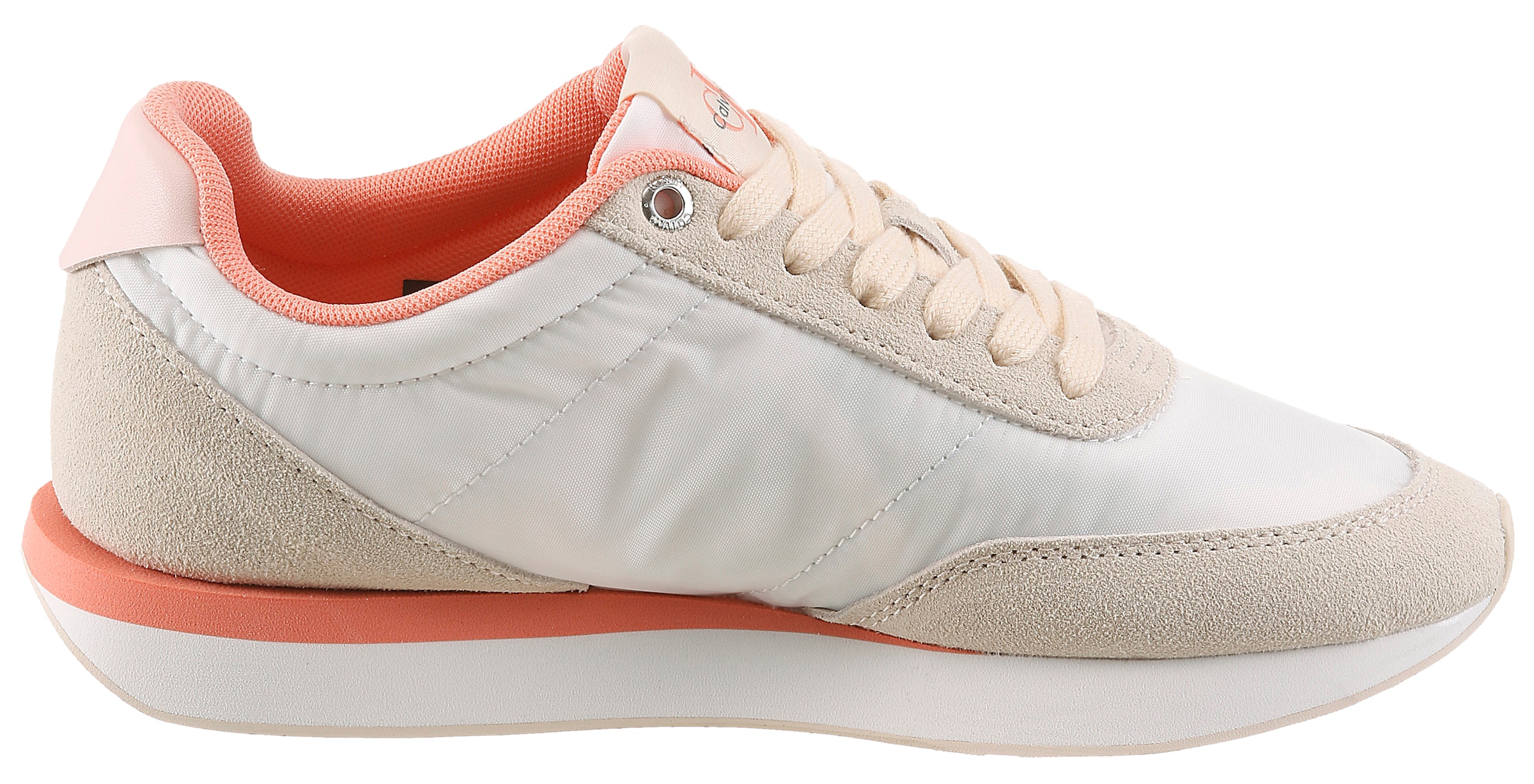 Calvin Klein Jeans Sneaker »RETRO RUNNER ESS MIX MAT«  Schnürschuh, Runner-Sneaker, Freizeitschuh mit seitlichem CK-Logo