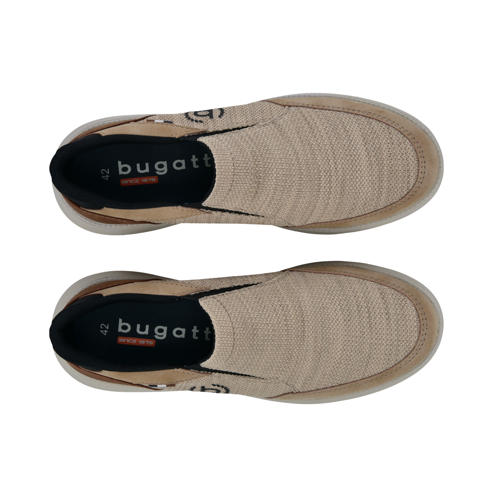 bugatti Slip-On Sneaker  , Freizeitschuh, Schlupfschuh, Slipper mit Logo-Icon