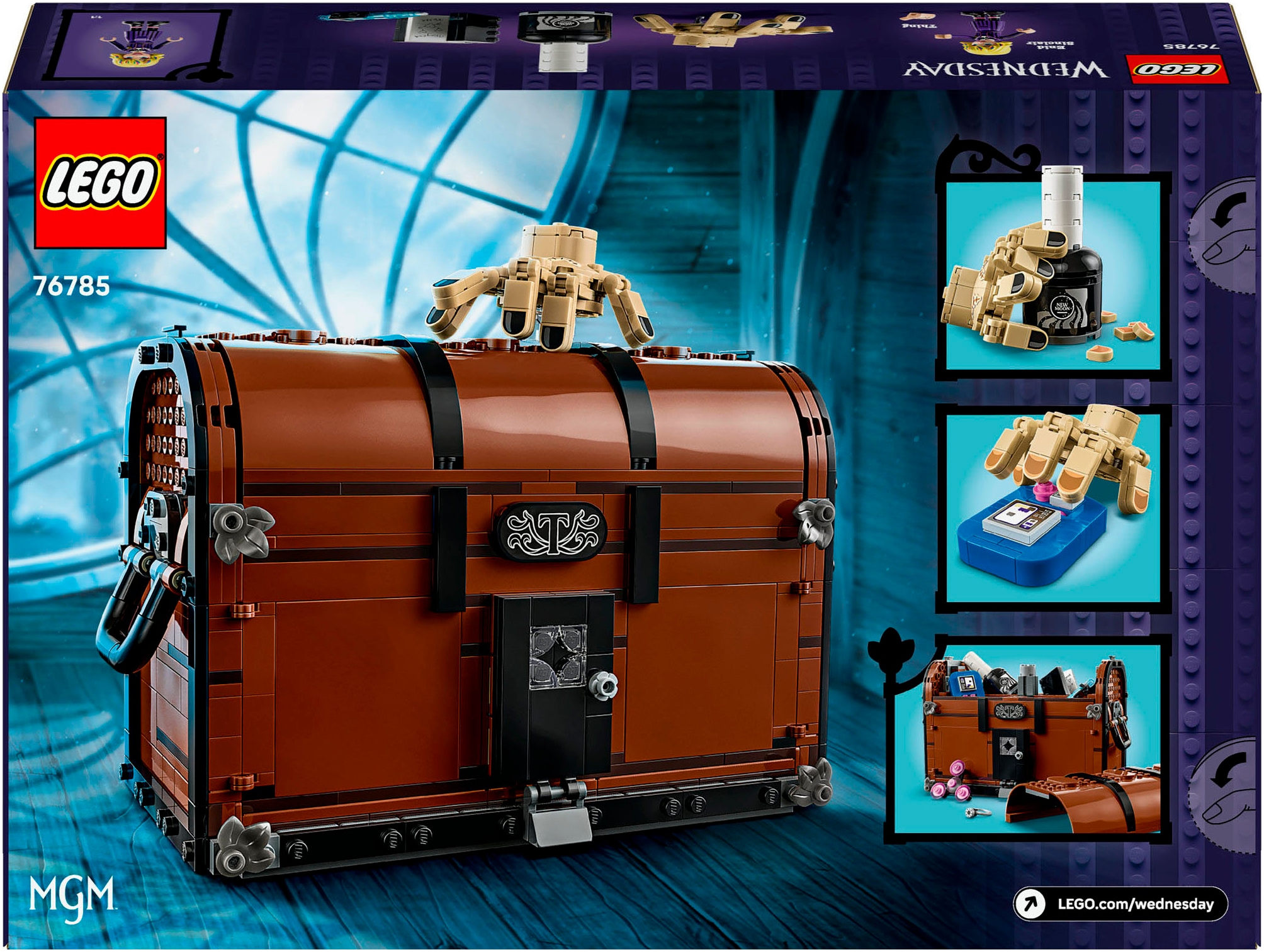 LEGO® Konstruktionsspielsteine »Die Wohnung des Eiskalten Händchens (76785), LEGO Wednesday« Made in Europe