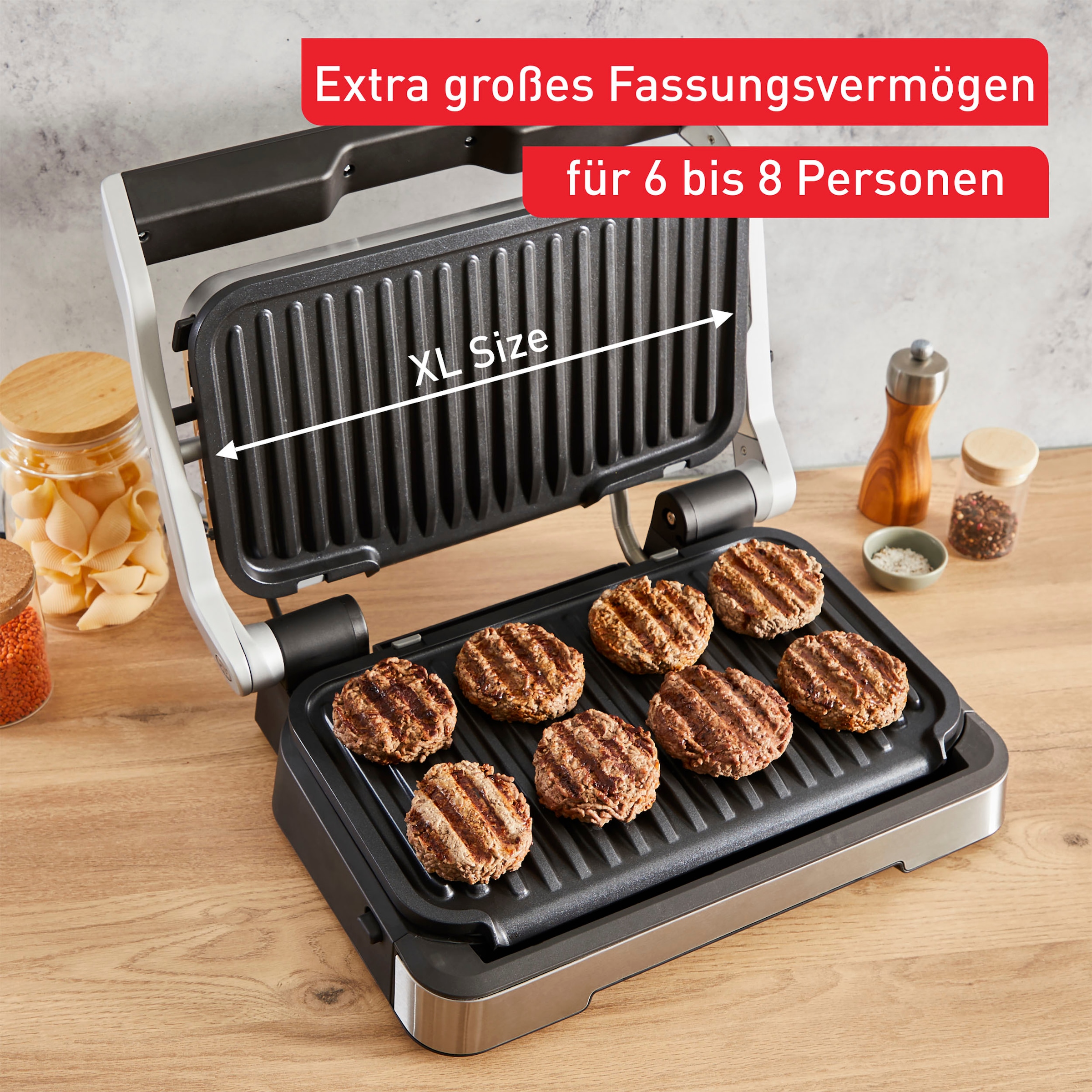 Tefal Kontaktgrill »OptiGrill 4in1 XL GC784D«, 2200 W