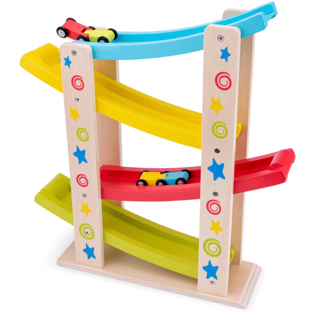 New Classic Toys® Kugelbahn »Holzspielzeug, Little Driver - Autorutsche, Stern«