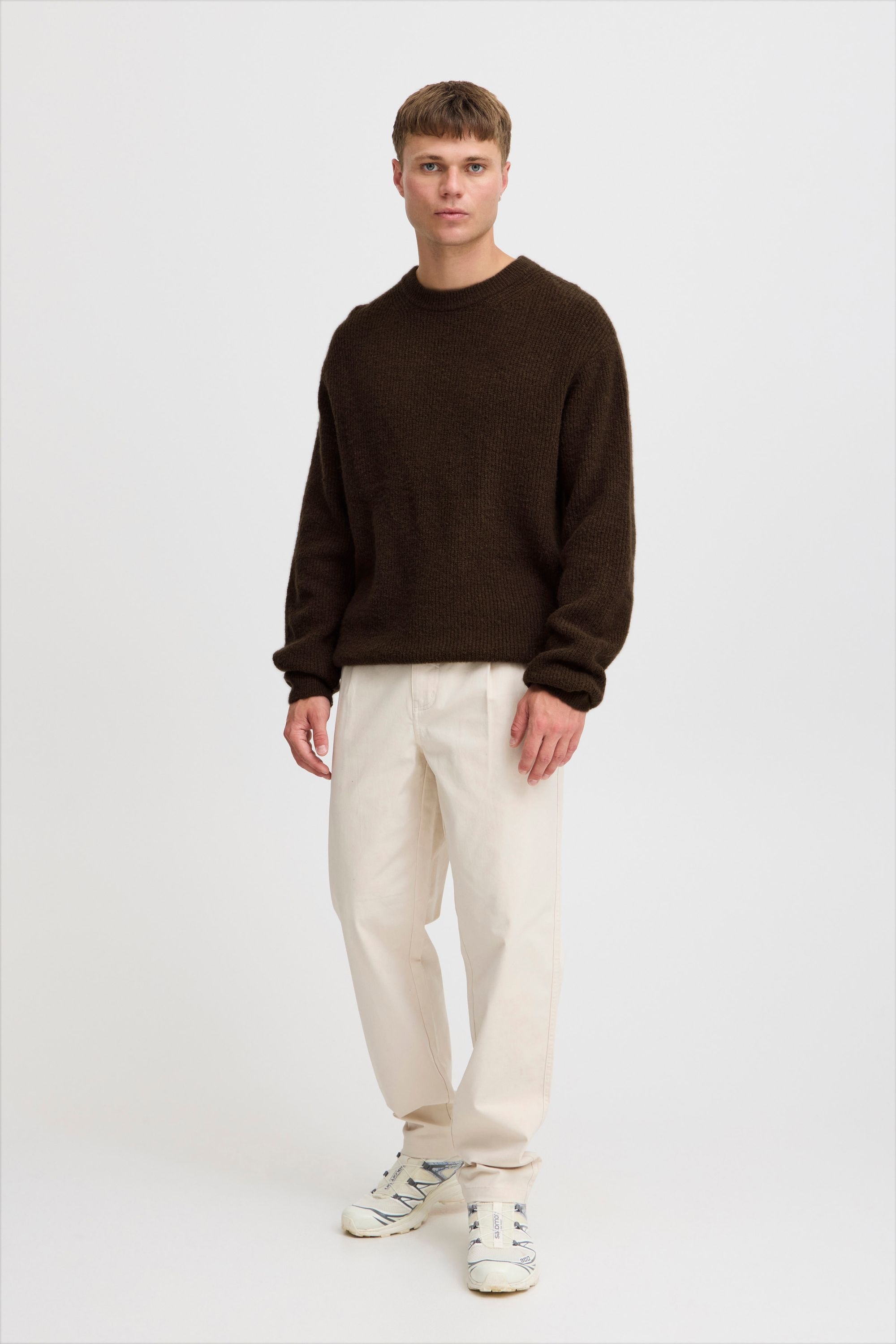 !Solid Strickfleece-Pullover »Strickpullover SDMACK«